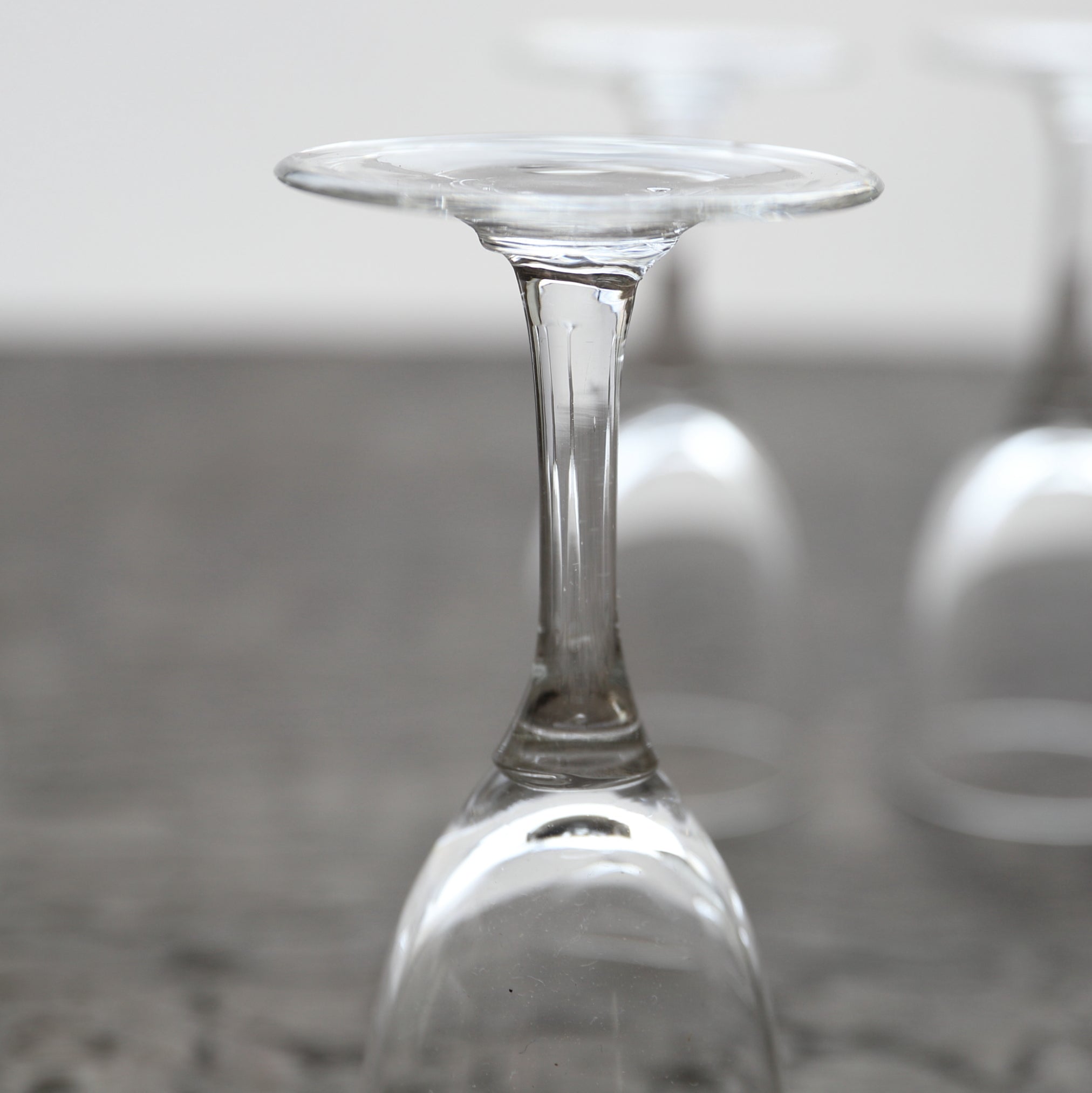 GLASS CUP, Set of 5, b, French Antique, Modern(19th–20th centuries)
