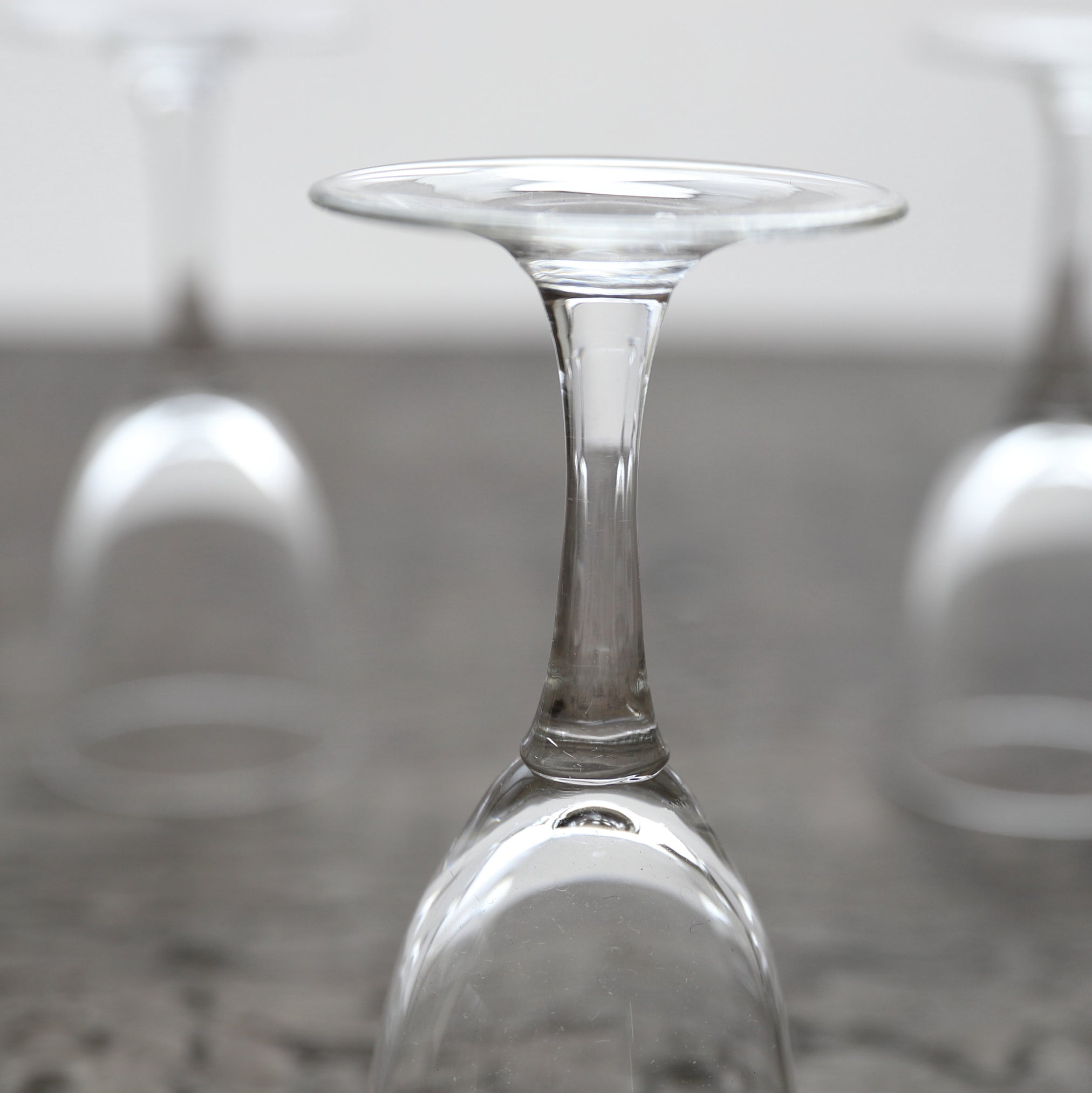 GLASS CUP, Set of 5, b, French Antique, Modern(19th–20th centuries)