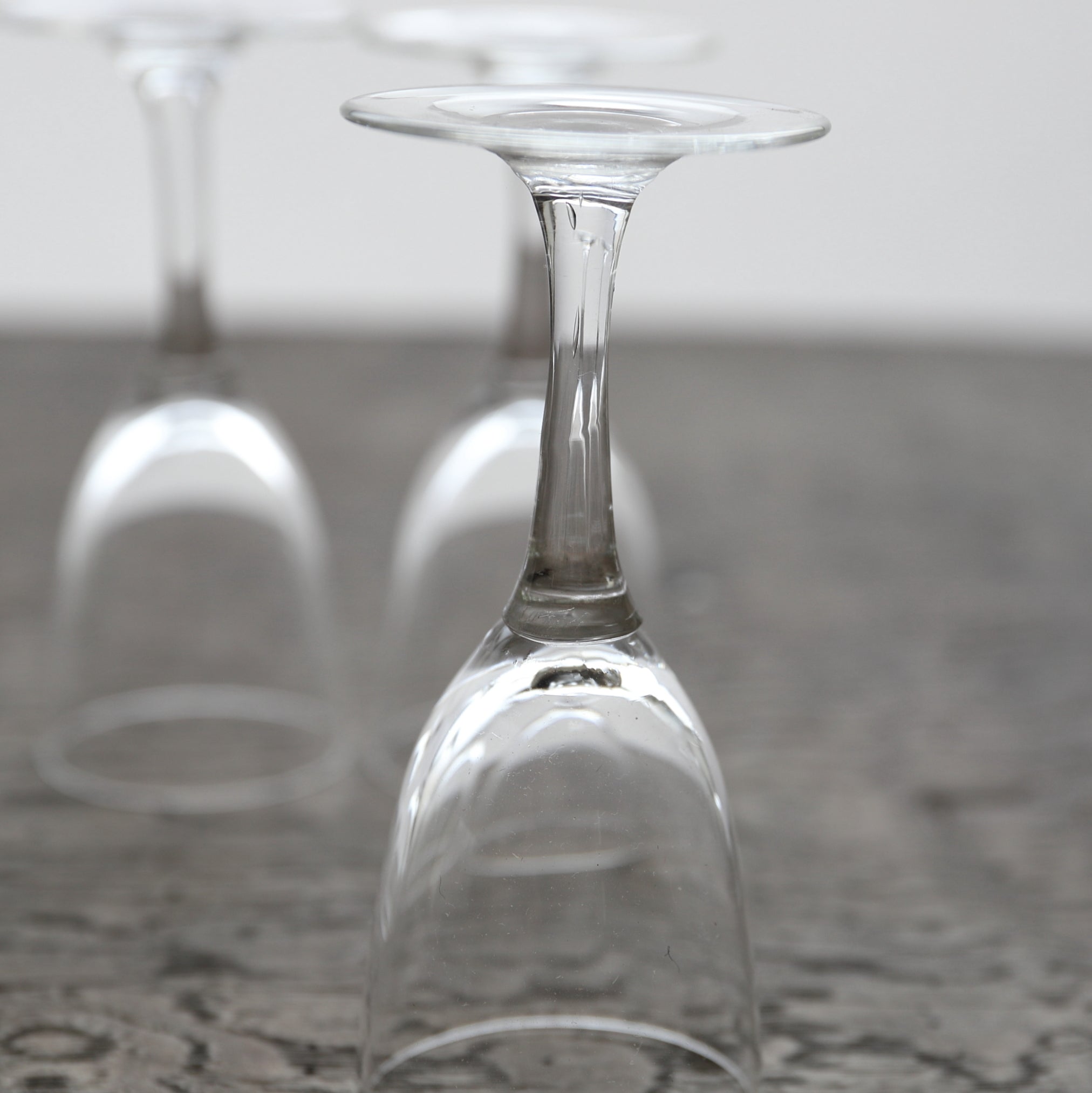 GLASS CUP, Set of 5, b, French Antique, Modern(19th–20th centuries)