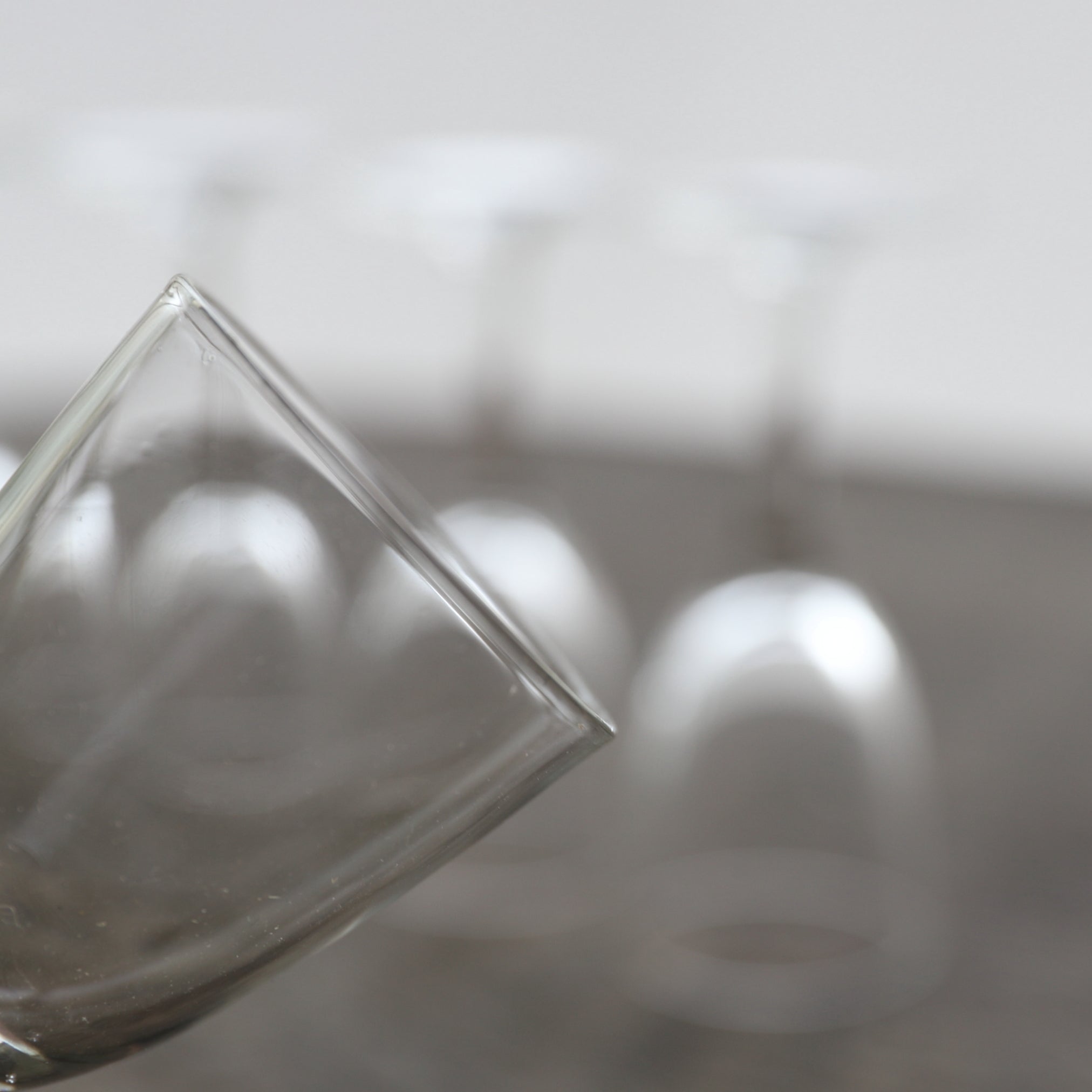 GLASS CUP, Set of 5, b, French Antique, Modern(19th–20th centuries)