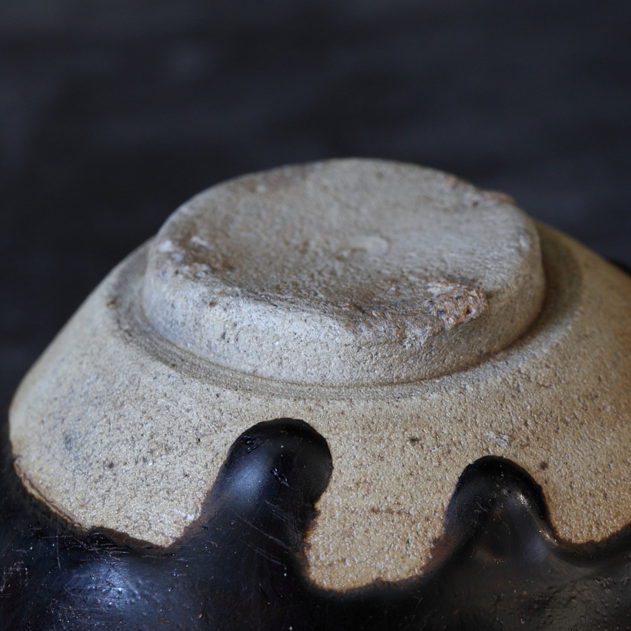 YABURE TENMOKU(TEA BOWL), Ko-Mino, Kofun Period(250-581CE)
