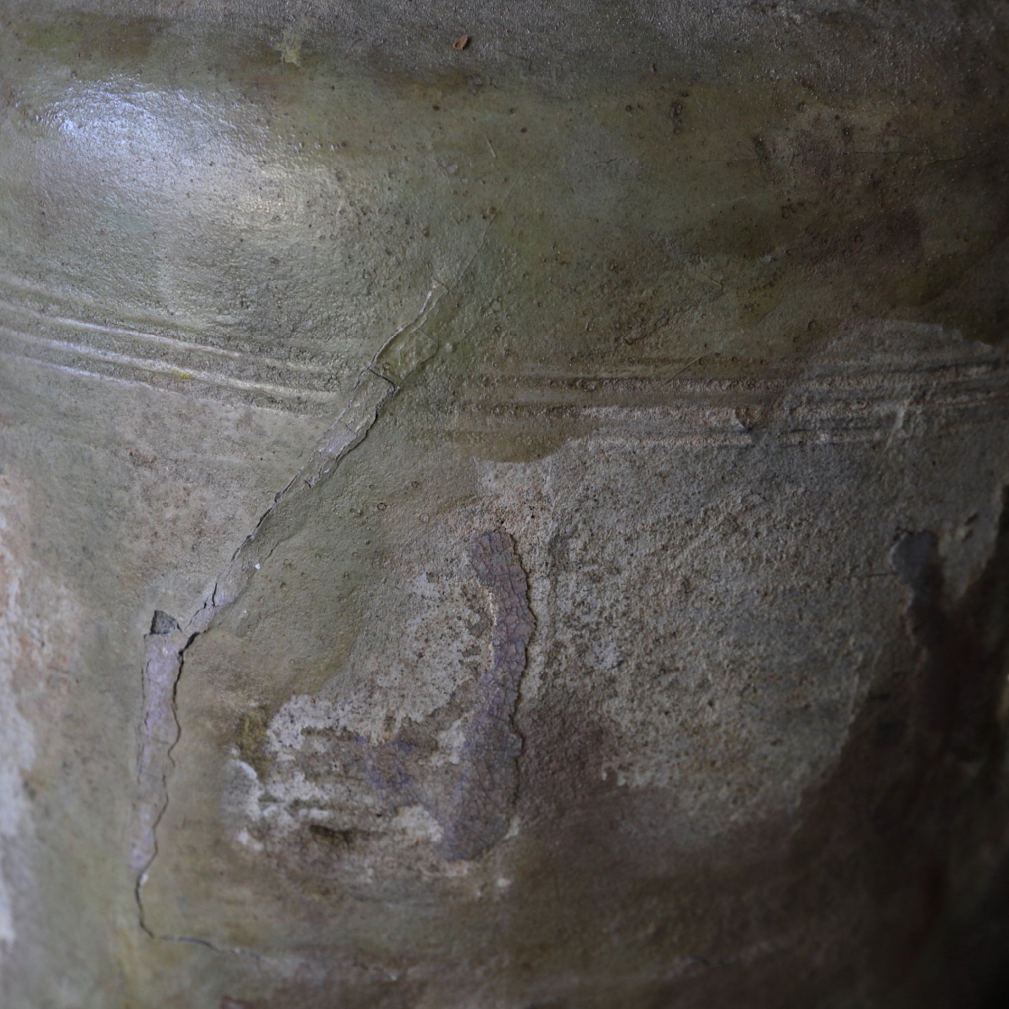 HEISHI, Ko-Seto, ascheglasiert, Kamakura-Zeit(1185–1333 n. Chr.)