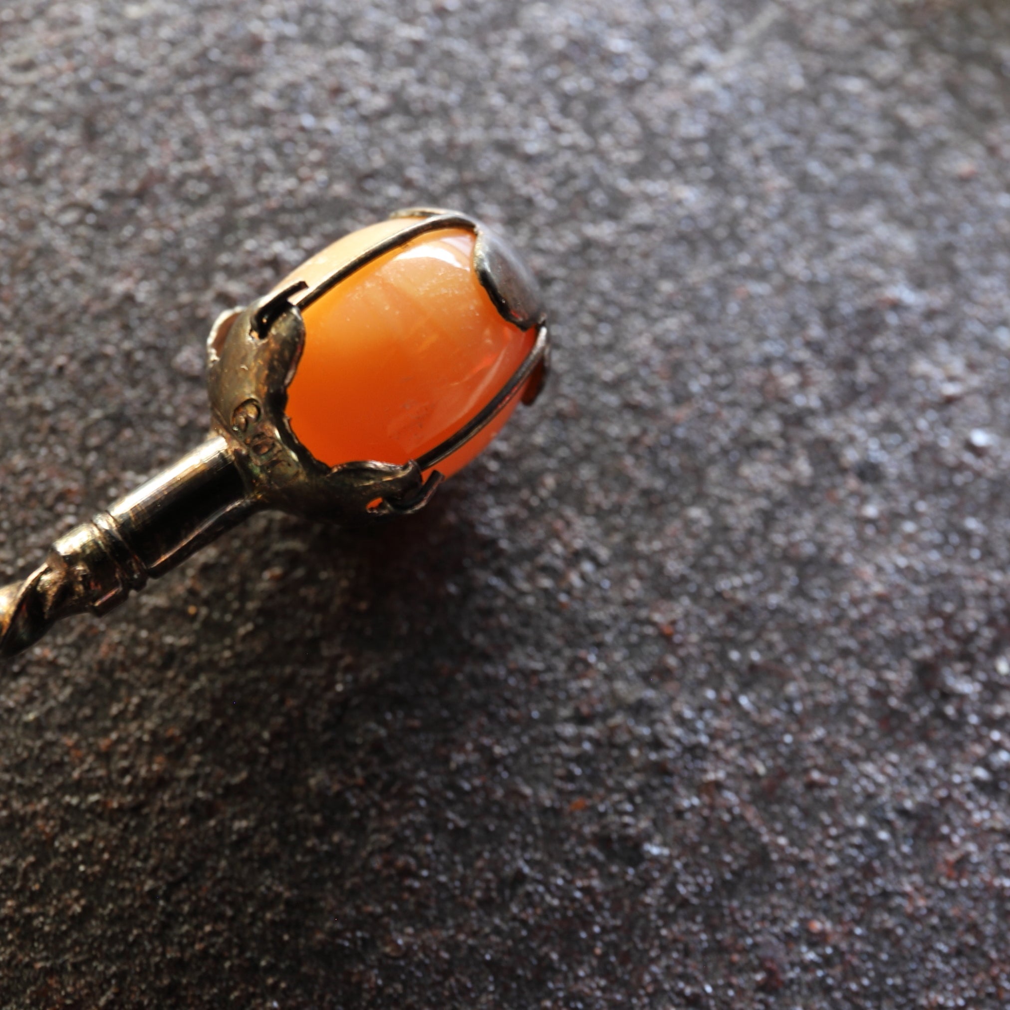 PURE SILVER BALL-TIPPED SPOON, 800 Silver, 800, French Antique, Early Modern Period(16th–19th centuries)