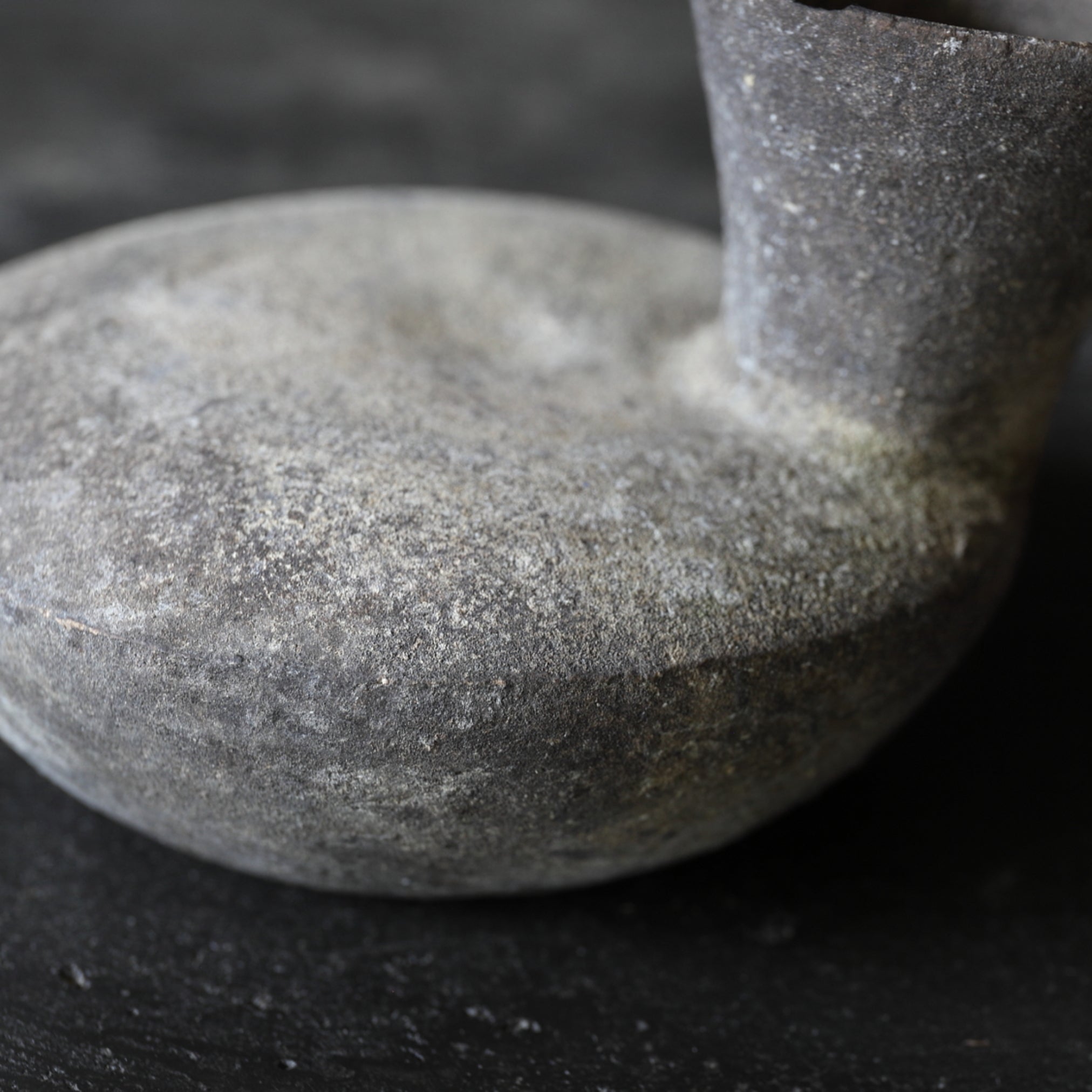 BOTELLA PLANA PEQUEÑA, Cerámica Sue, Período Nara(710–794 d. C.)