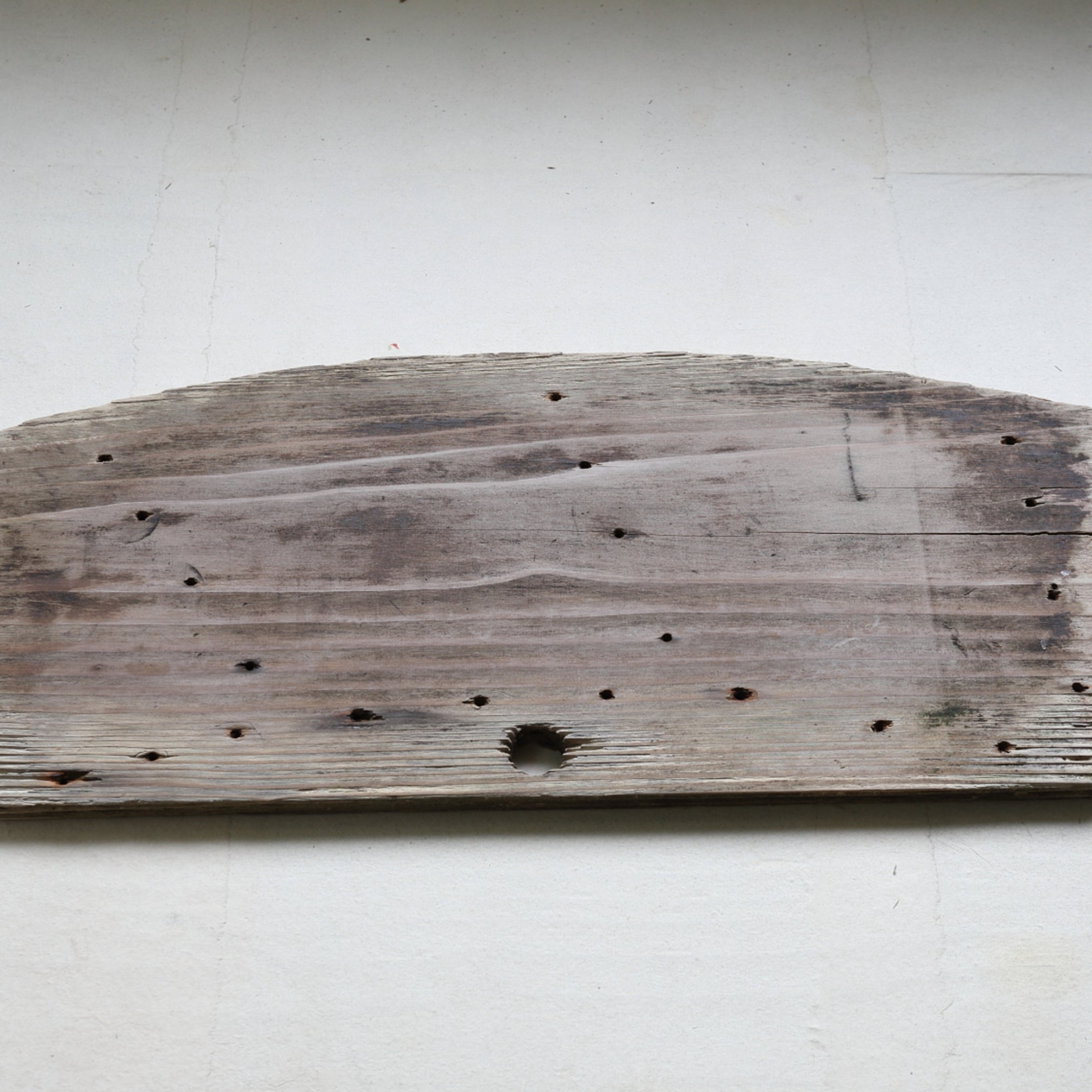 OLD WATER WHEEL BOARD, Antique Material, a6, Meiji Period(1868–1912CE)