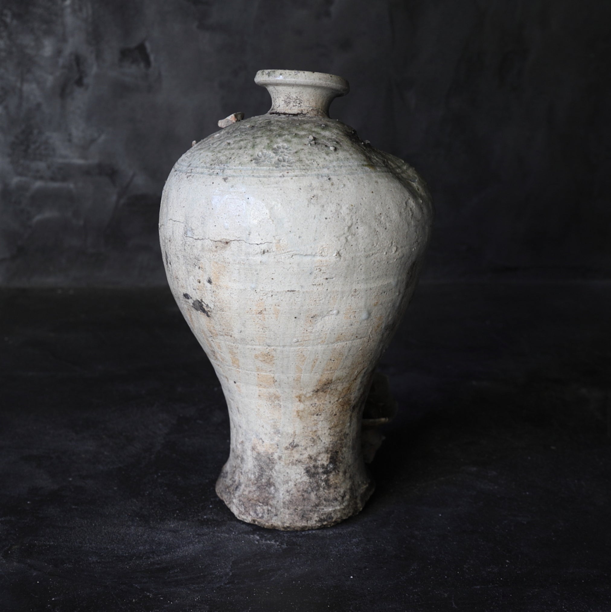 HEISHI, Ko-Seto, vidriado ceniza, Período Kamakura(1185–1333 d. C.)