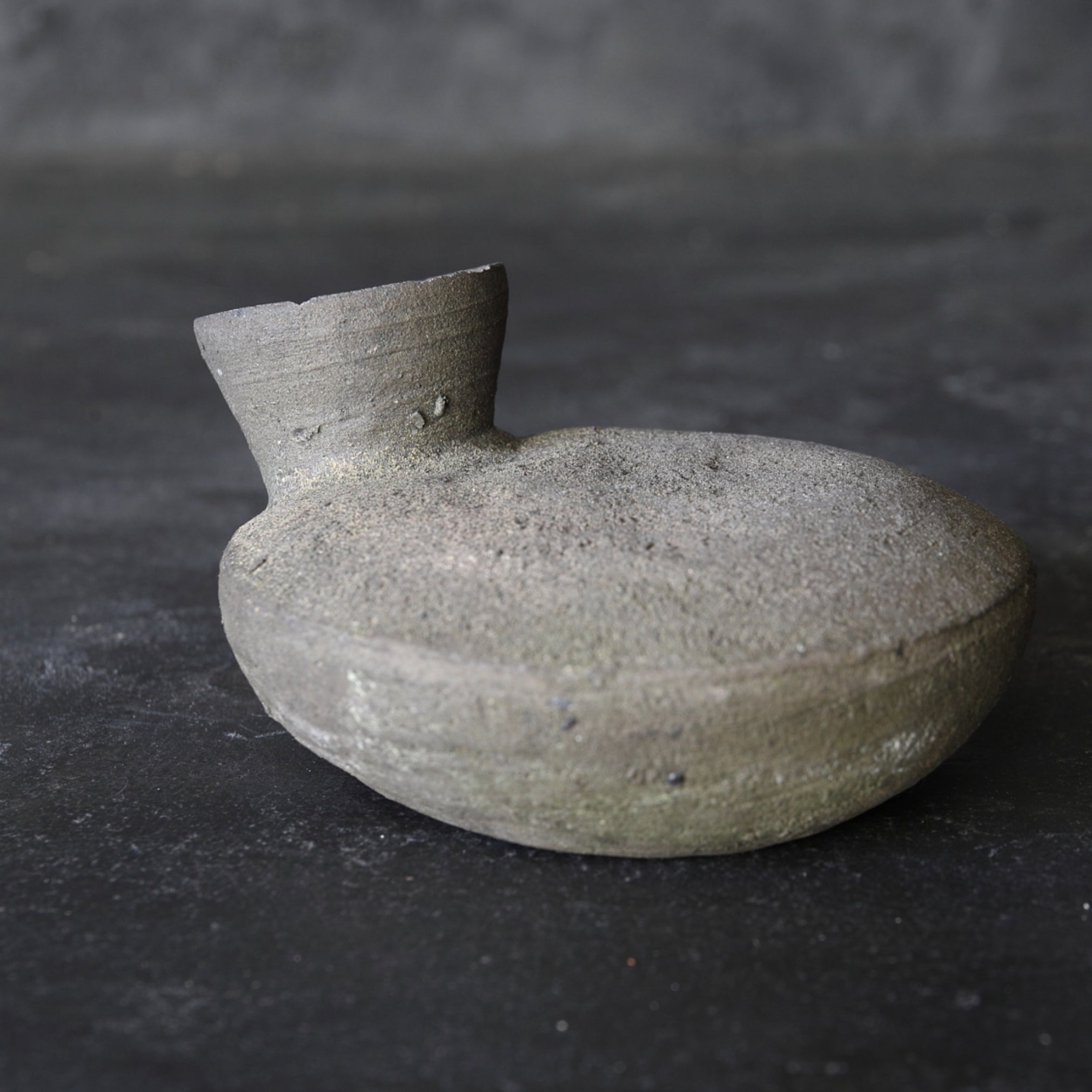 SMALL FLAT BOTTLE, Sue Ware, Nara Period(710–794CE)