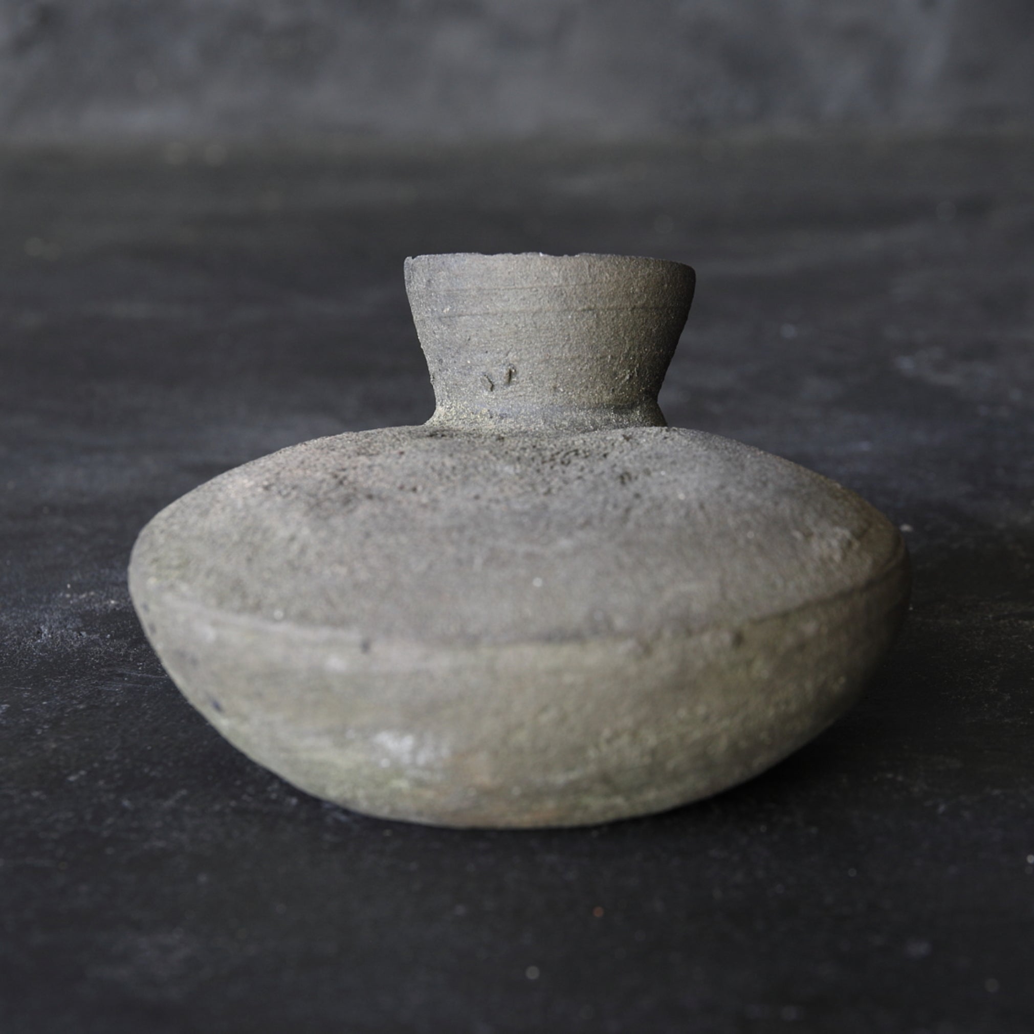 SMALL FLAT BOTTLE, Sue Ware, Nara Period(710–794CE)