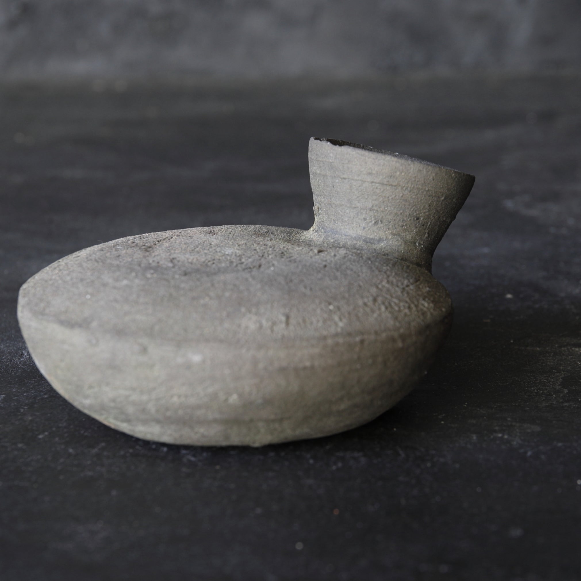 SMALL FLAT BOTTLE, Sue Ware, Nara Period(710–794CE)