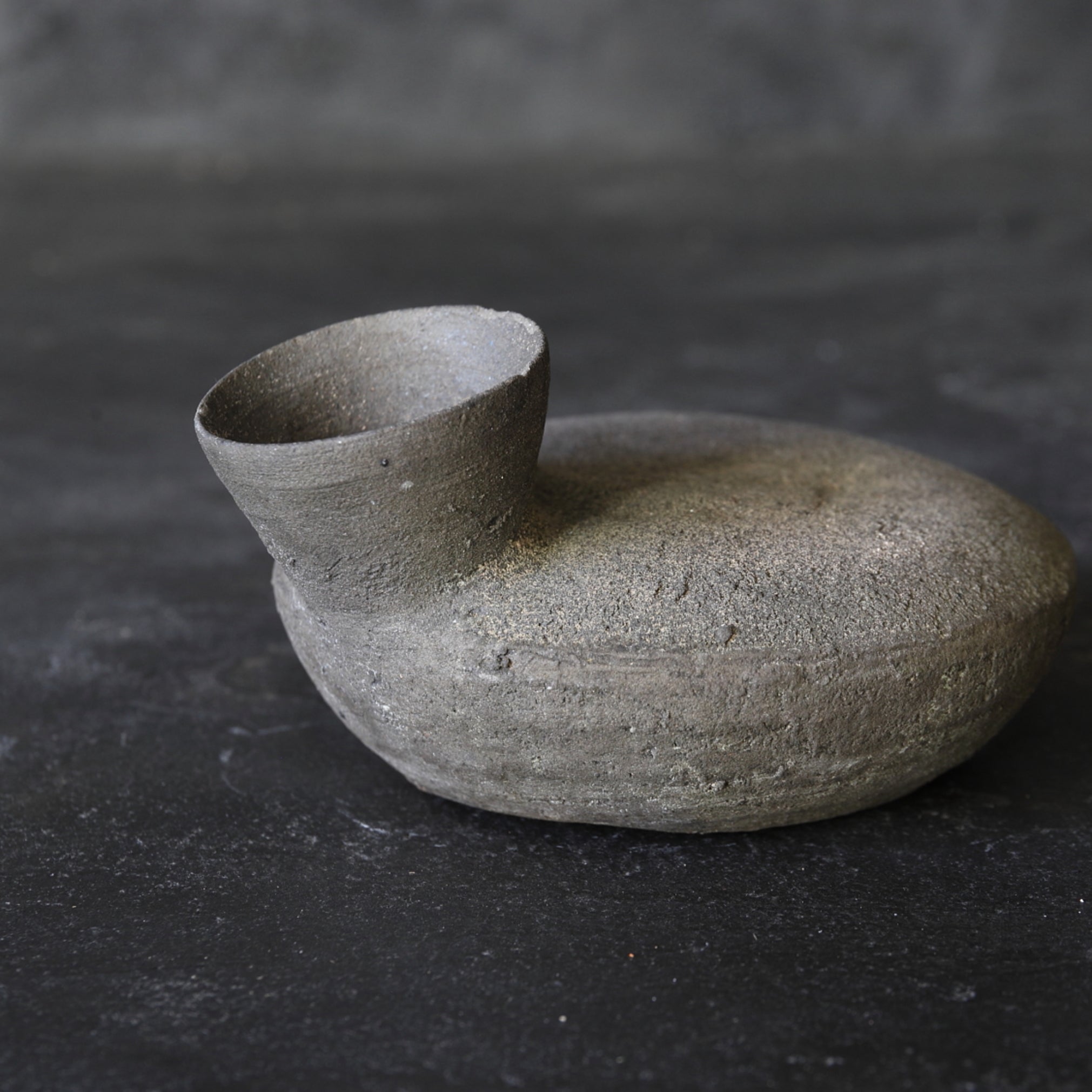 SMALL FLAT BOTTLE, Sue Ware, Nara Period(710–794CE)