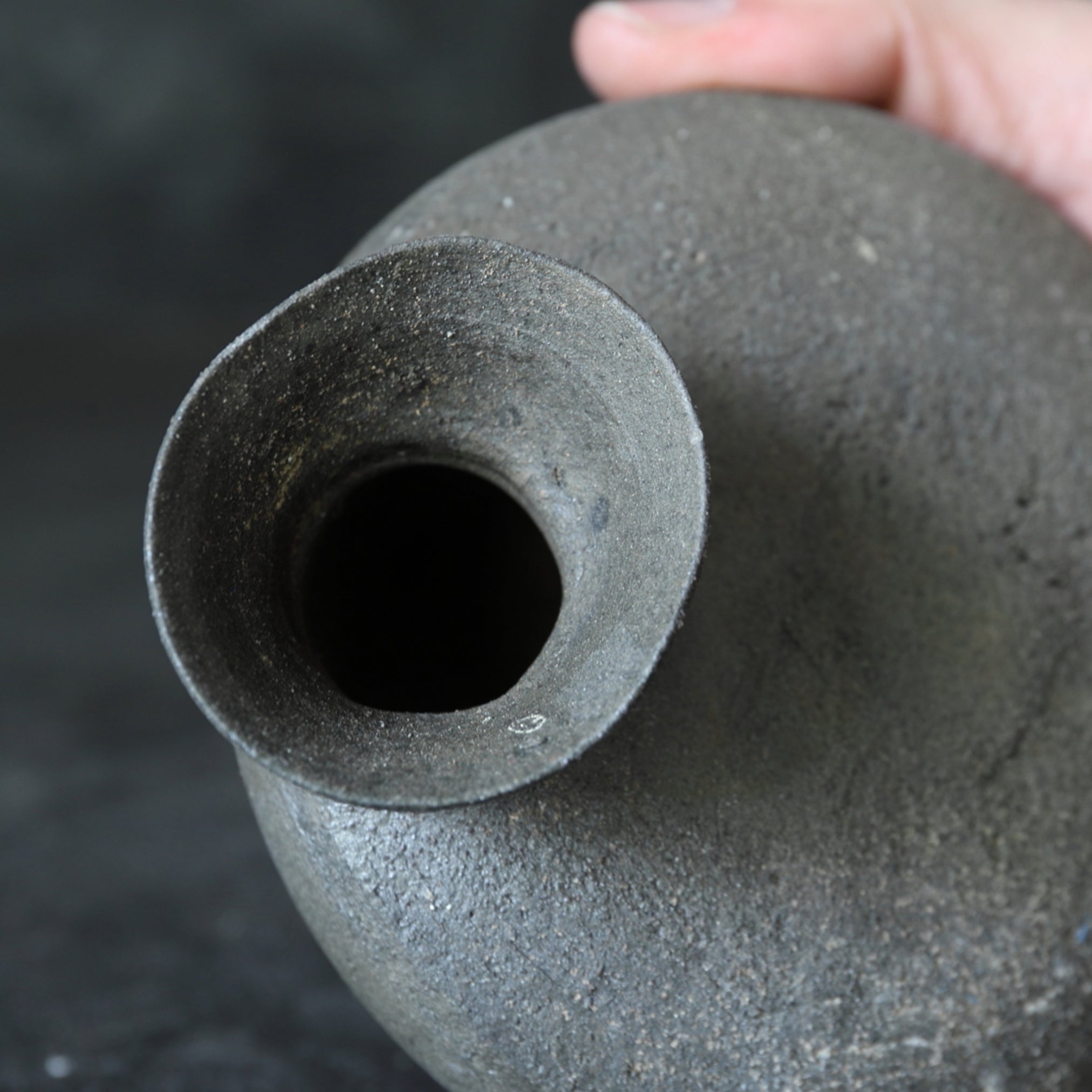 BOTELLA PLANA PEQUEÑA, Cerámica Sue, Período Nara(710–794 d. C.)