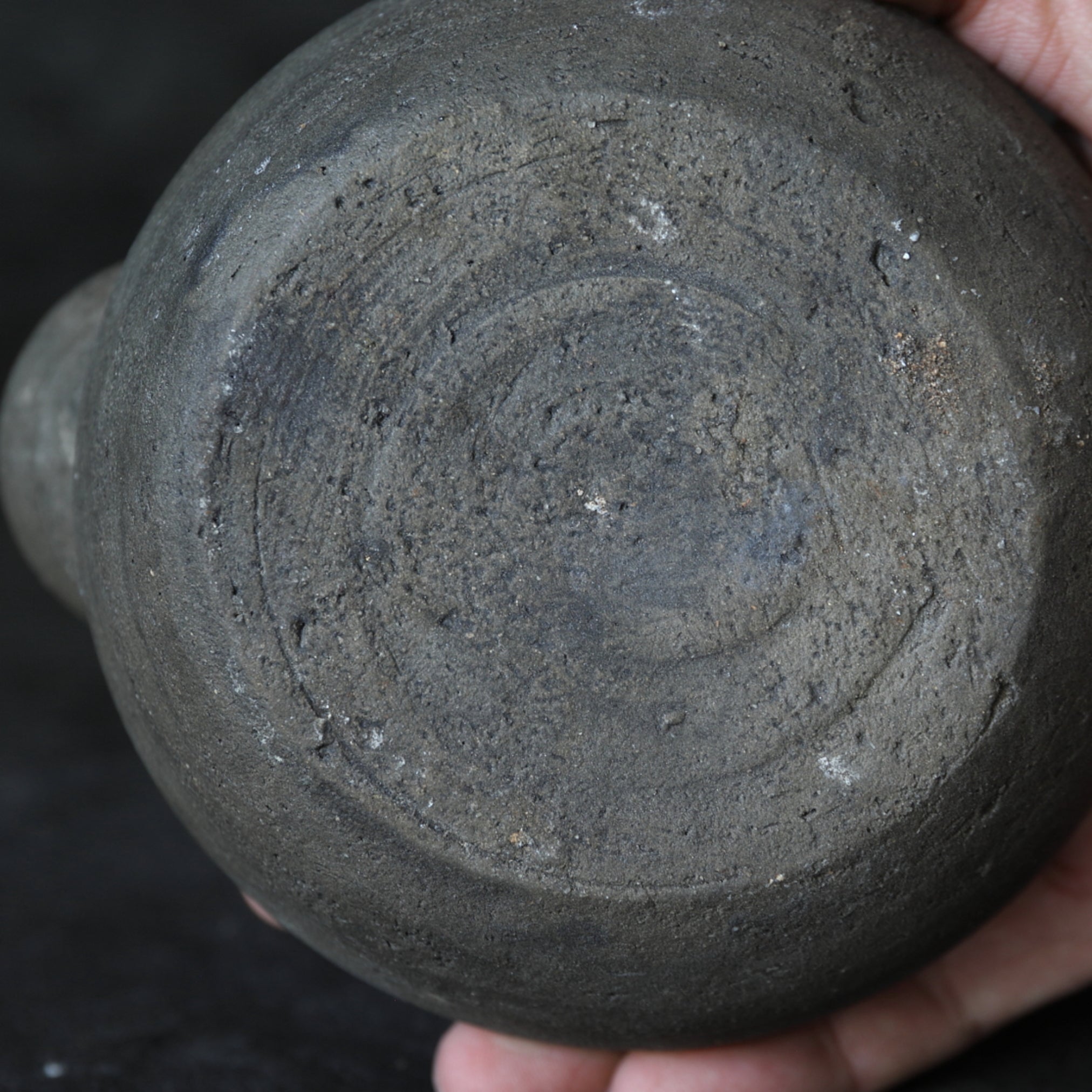 BOTELLA PLANA PEQUEÑA, Cerámica Sue, Período Nara(710–794 d. C.)
