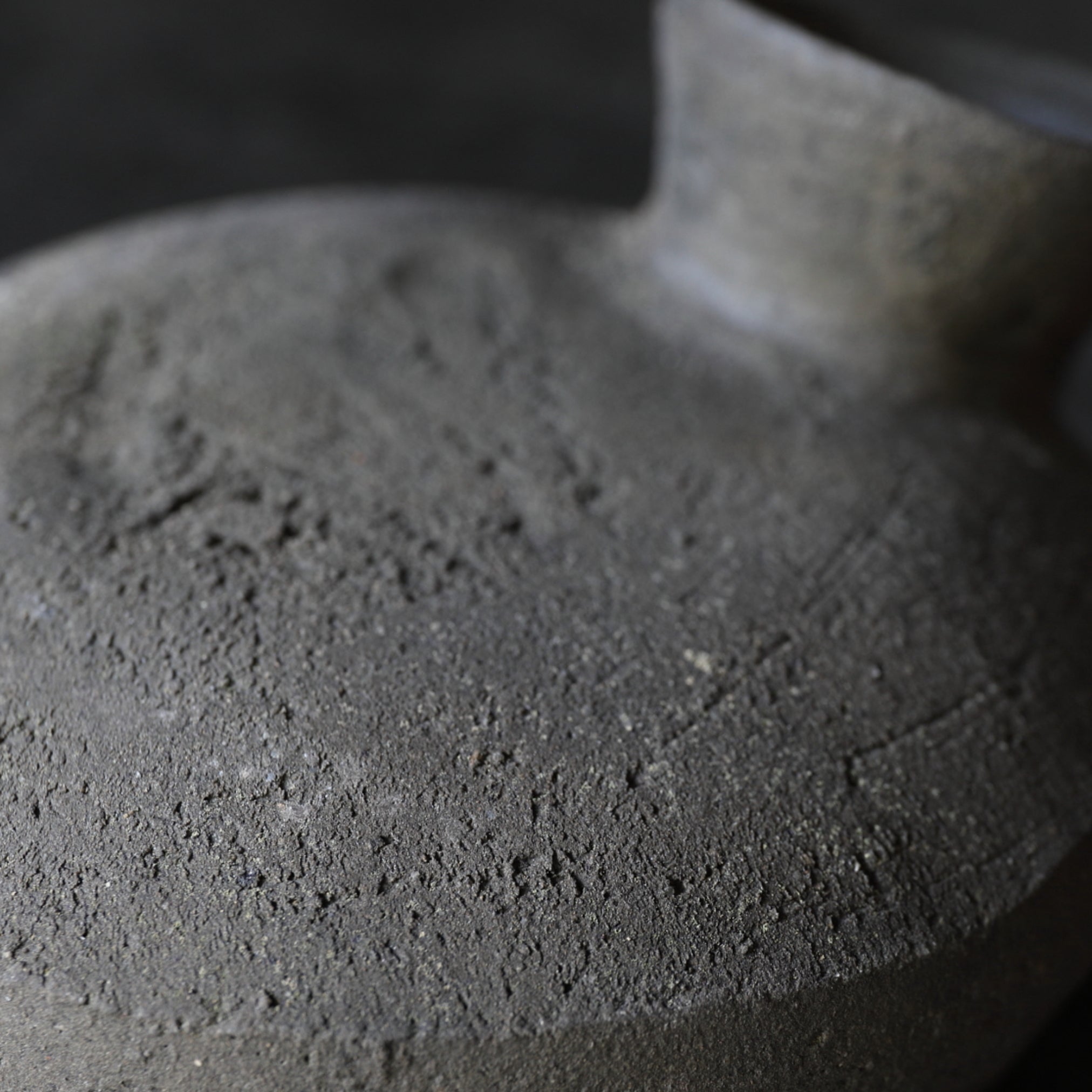 BOTELLA PLANA PEQUEÑA, Cerámica Sue, Período Nara(710–794 d. C.)