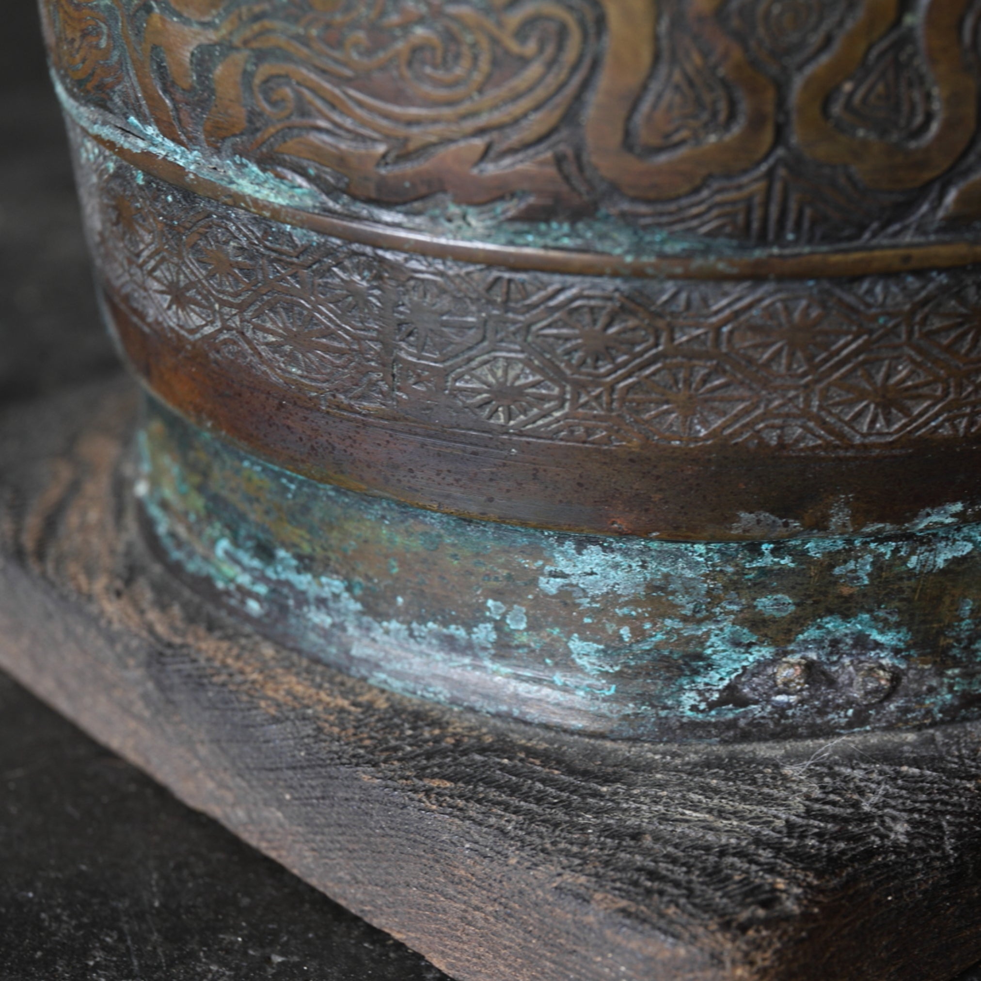BRASERO DE CARBÓN DE BRONCE, Dinastía Qing(1616–1911 d. C.)