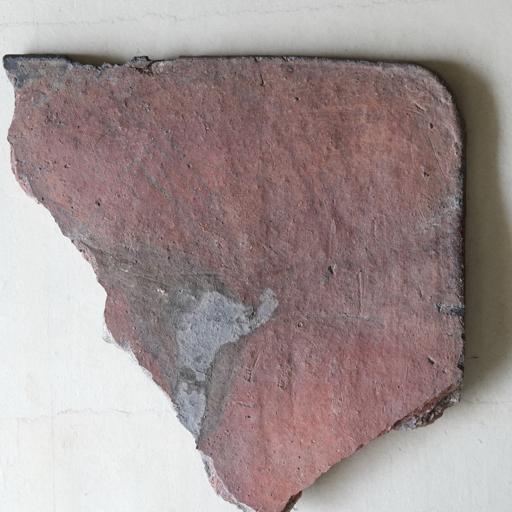 PLACCA IN CERAMICA GRANDE, Shigaraki / Strumento da forno(frammento), Periodo Edo(1603–1867 d.C.)
