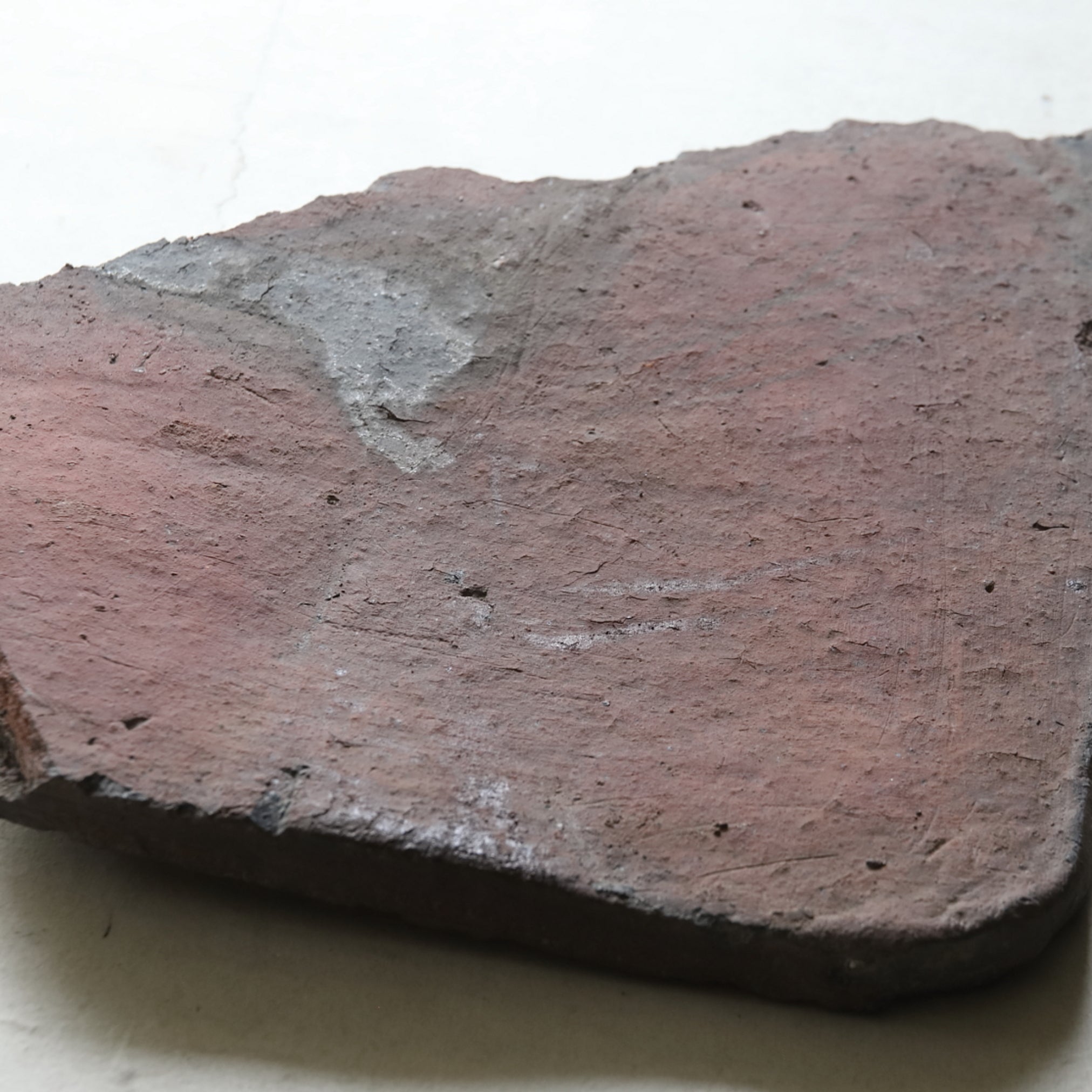PLACA DE CERÁMICA GRANDE, Shigaraki / Herramienta de horno(fragmento), Período Edo(1603–1867 d. C.)
