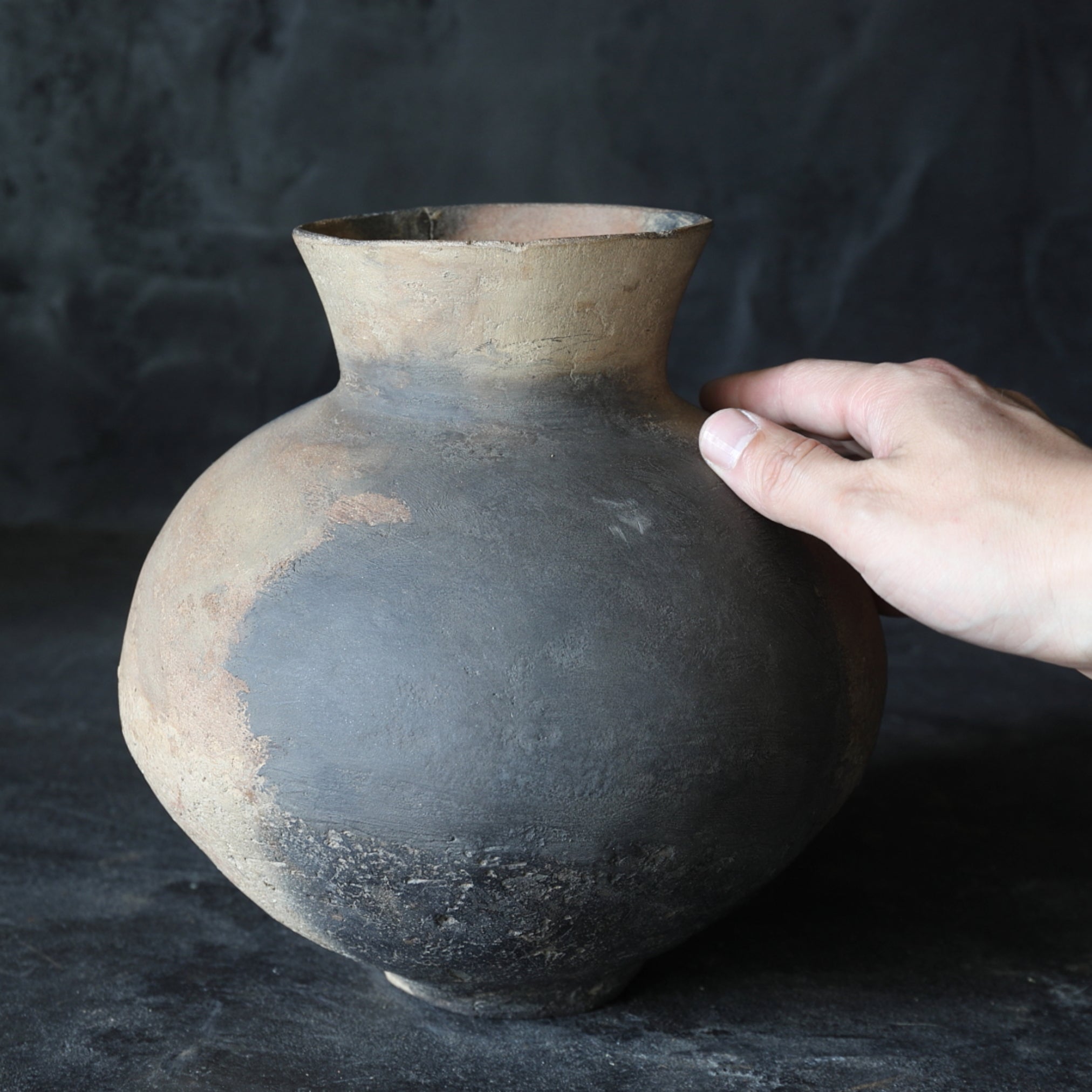 LOZA DE BARRO / JARRA, Loza, Período Yayoi(300 a. C.–250 d. C.)