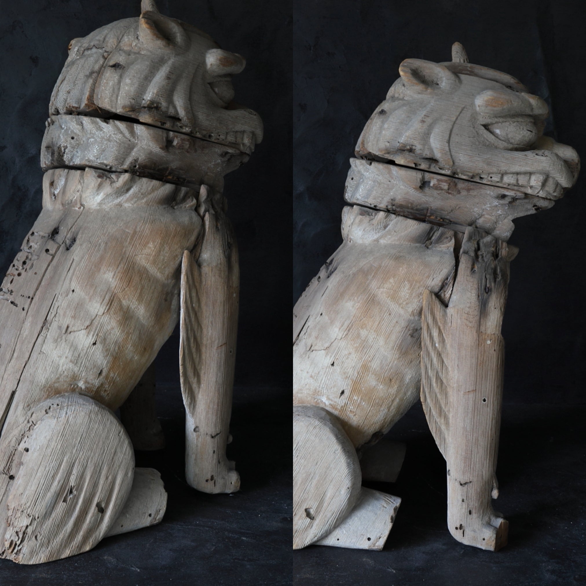 , Avec lion, paire, Période Kamakura(1185–1333 apr. J.-C.)