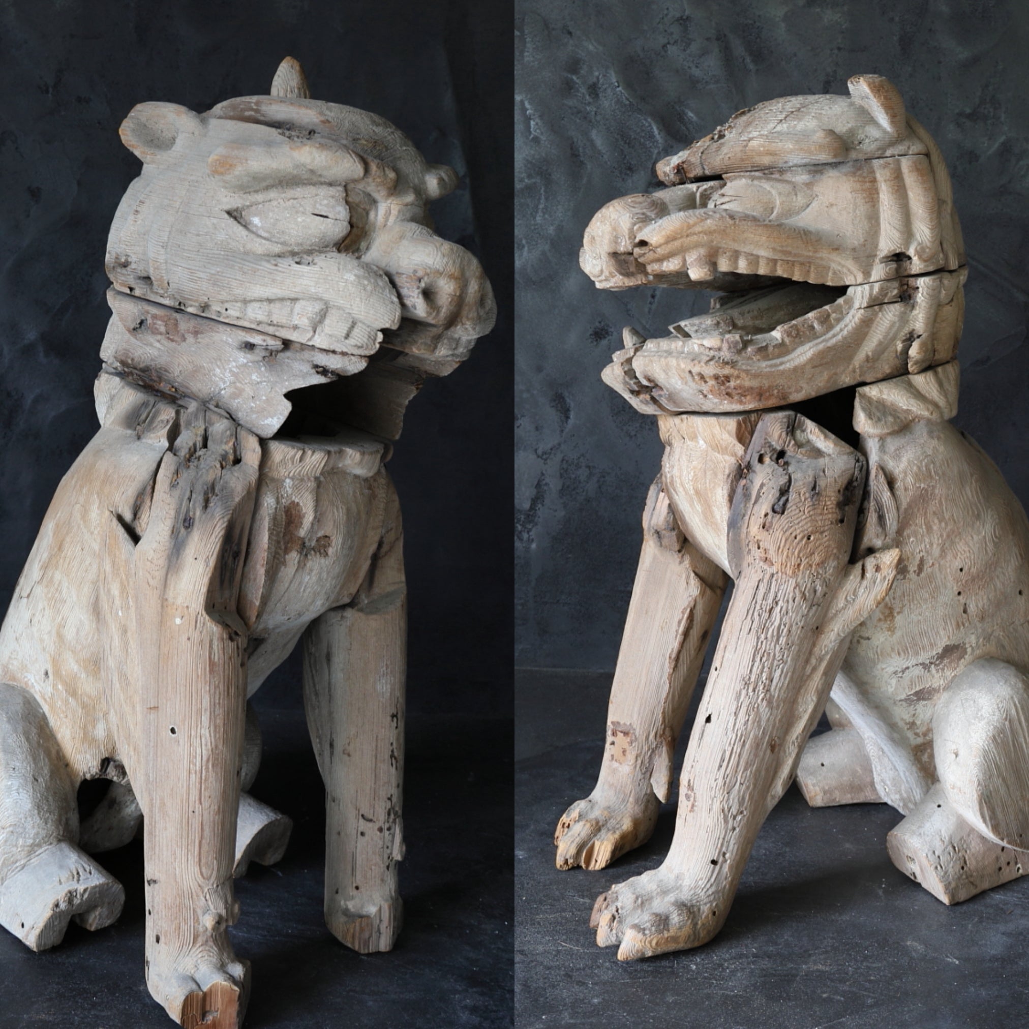 , Avec lion, paire, Période Kamakura(1185–1333 apr. J.-C.)