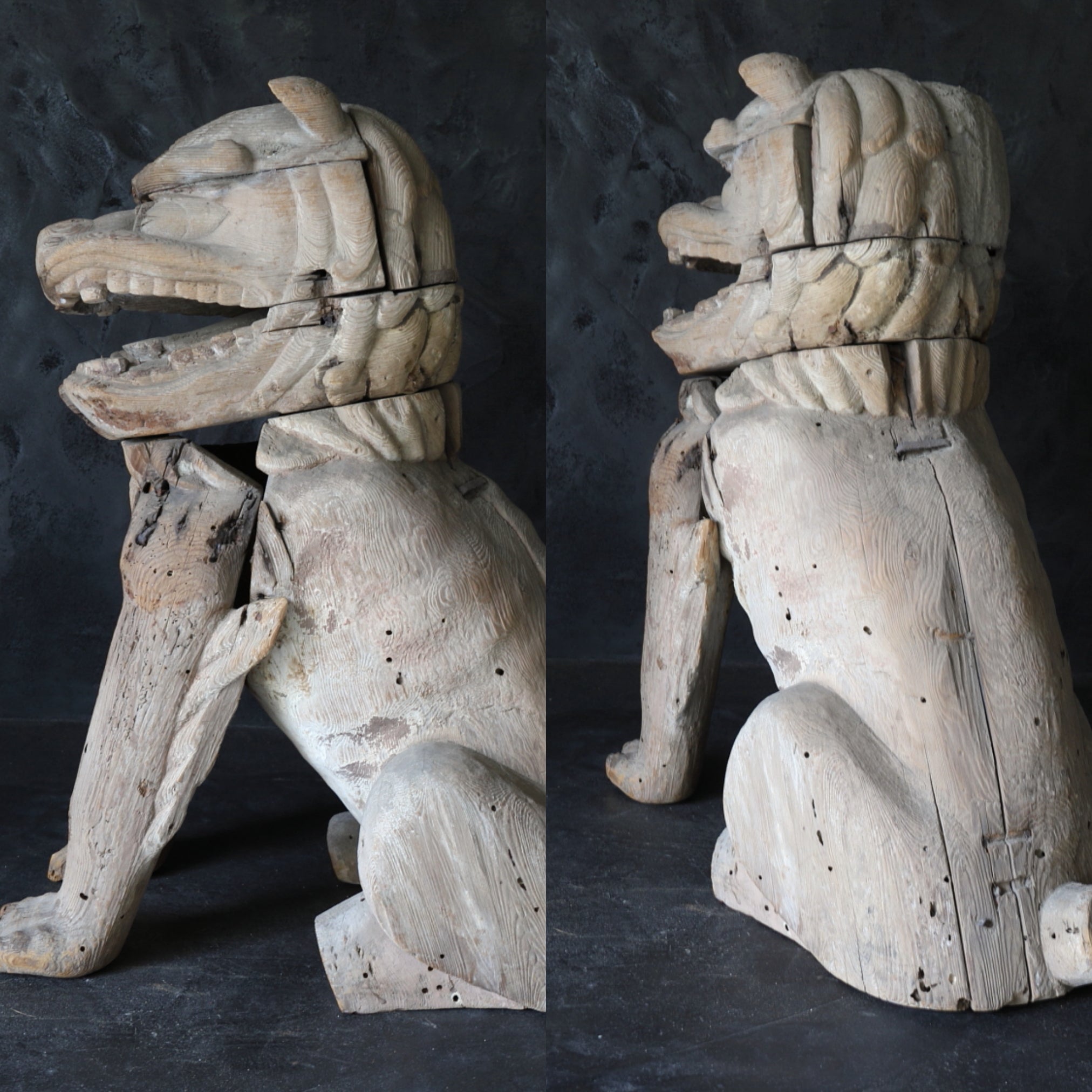 , Avec lion, paire, Période Kamakura(1185–1333 apr. J.-C.)