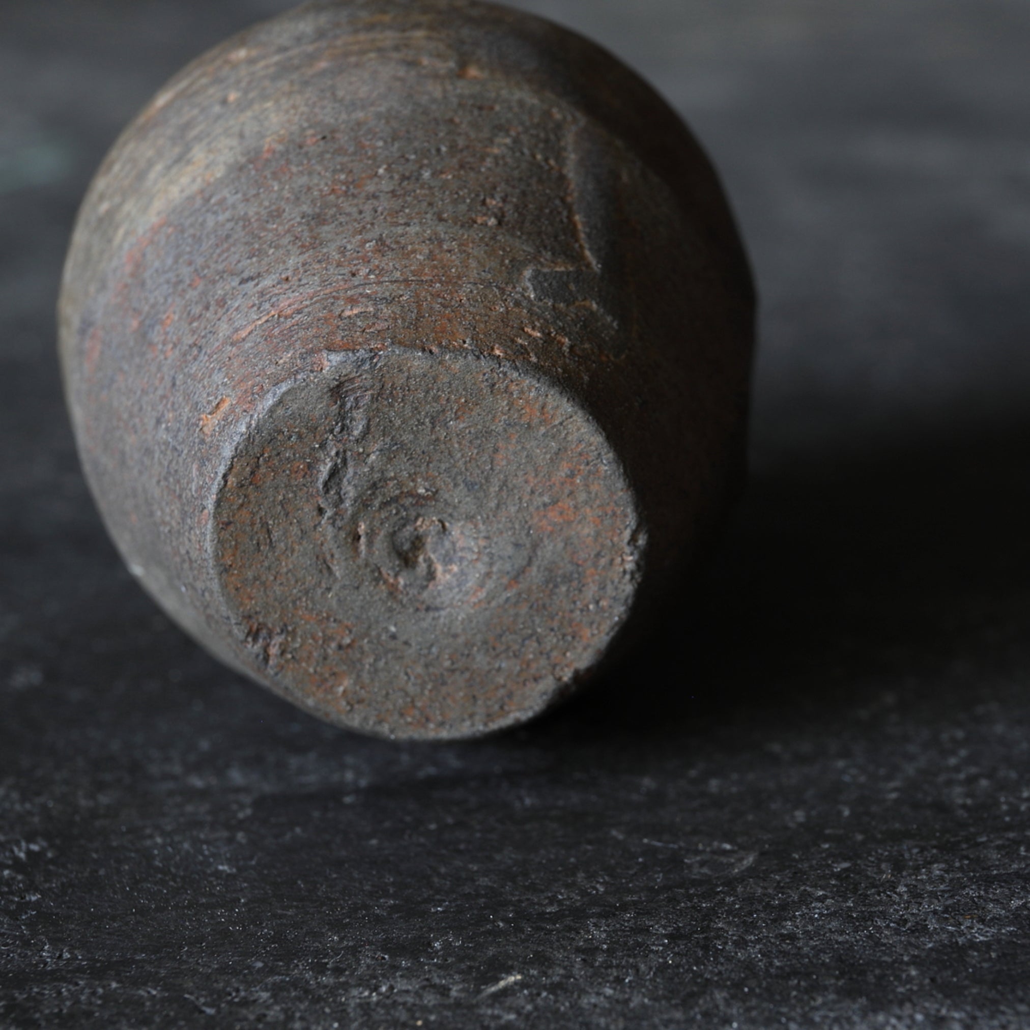 SMALL JAR, Ko-Seto, iron-glazed, Muromachi Period(1336–1573CE)