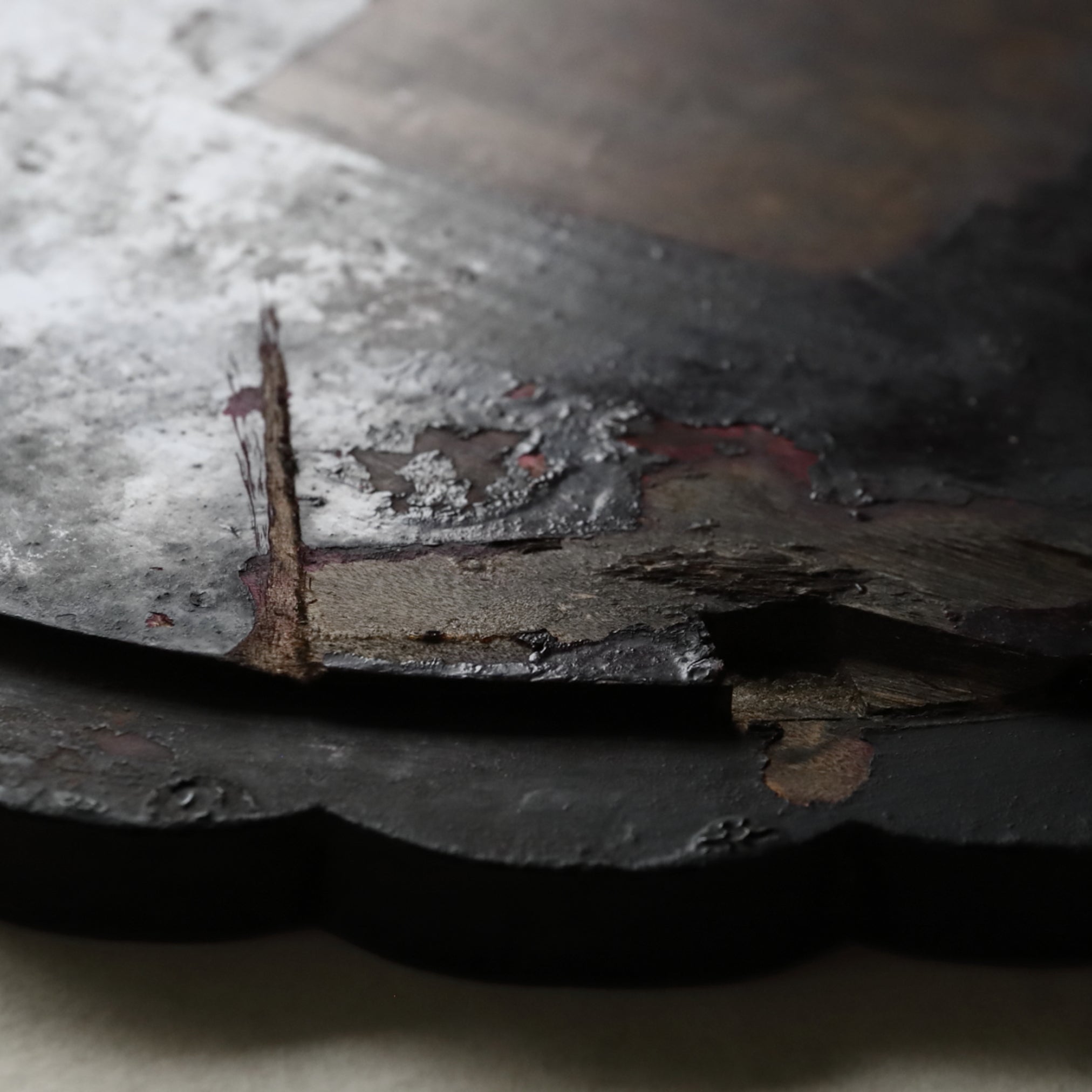 SOBAN CON FORMA DE FLOR LOBULADA / TABLERO DE MESA, Mitate(tablero de mesa/bandeja de té), Dinastía Joseon(1392–1897 d. C.)