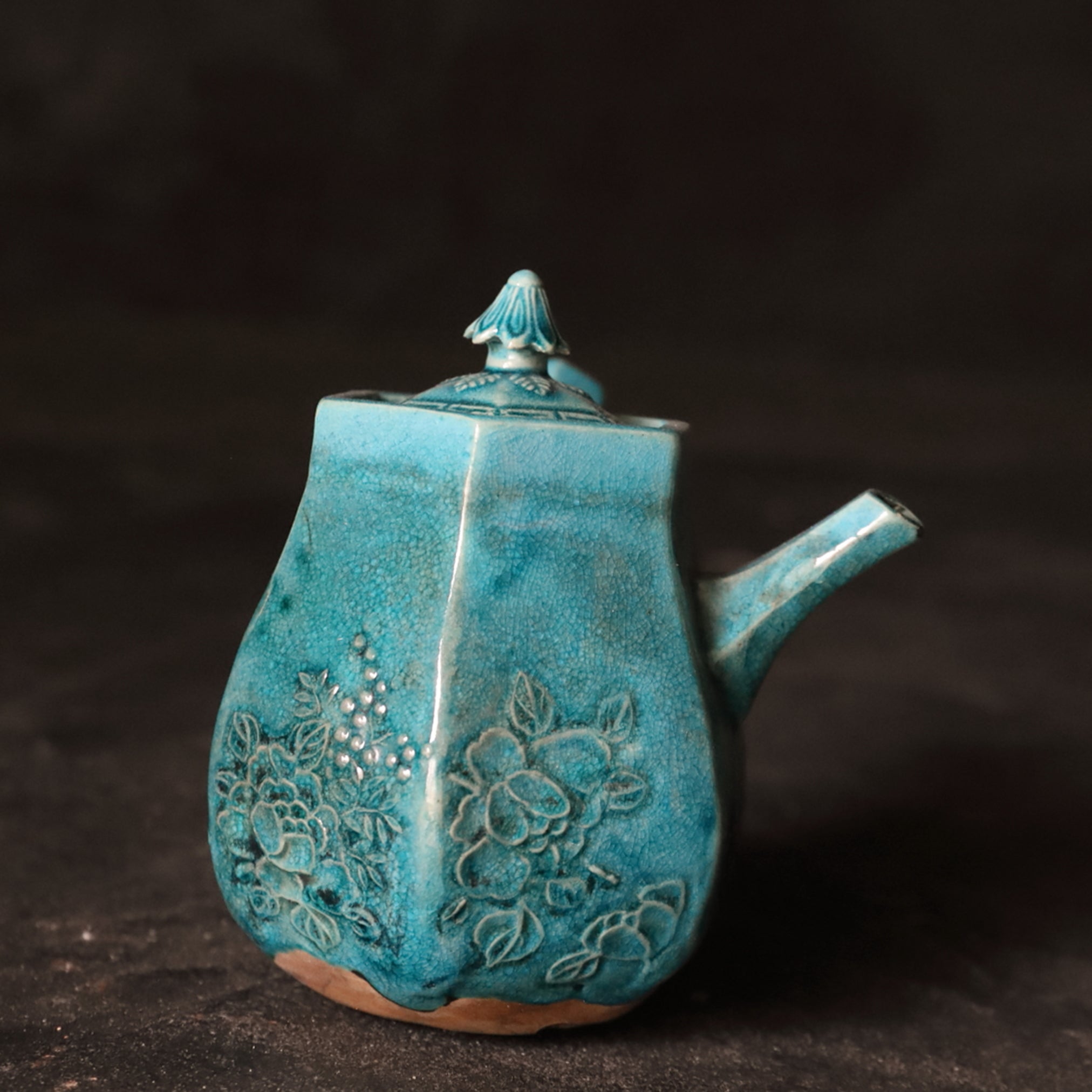 YOKODE KYŪSU, Cerámica Kōchi verde, Período Edo(1603–1867 d. C.)