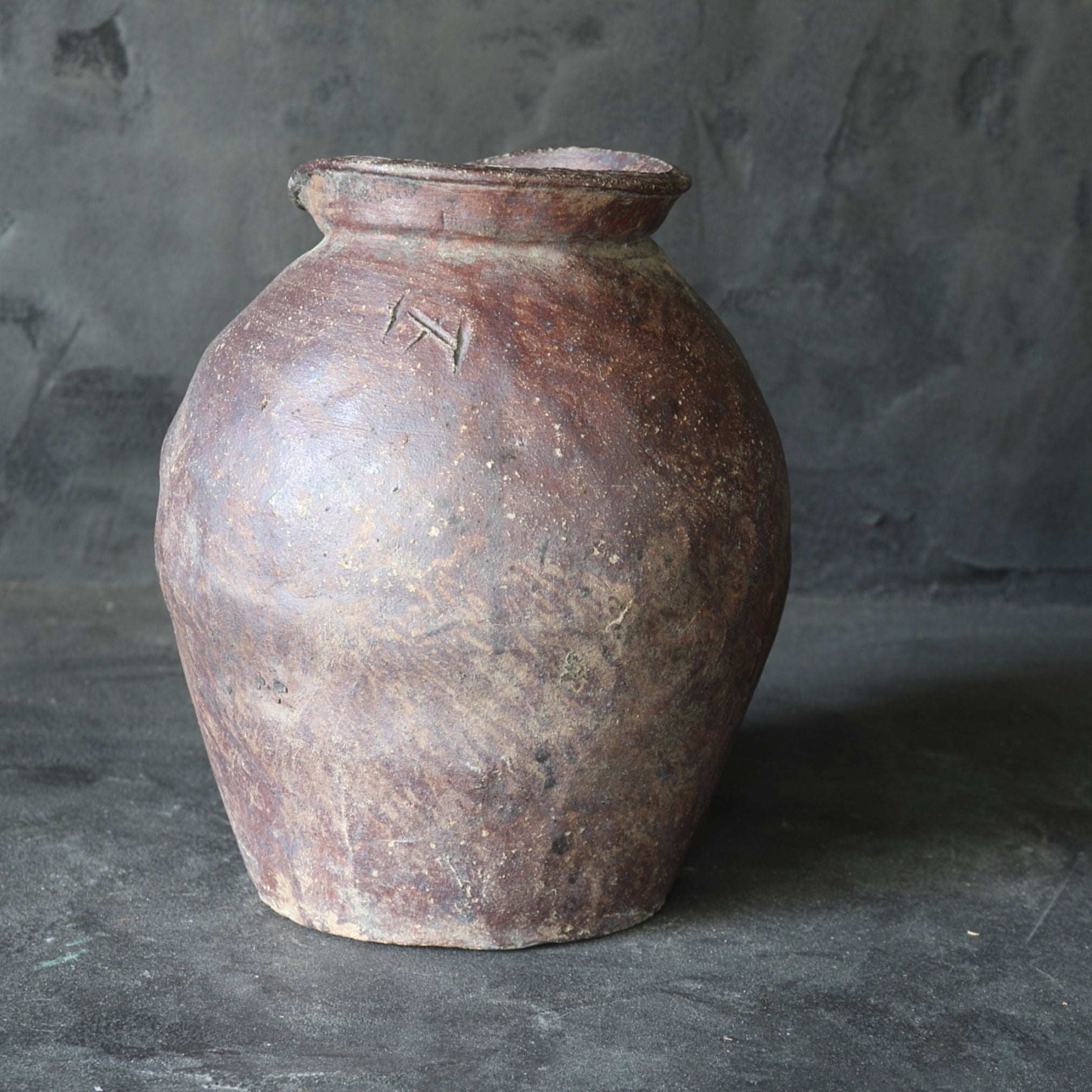 MISSHAPEN JAR, Ko-Tokoname, Muromachi Period(1336–1573CE)