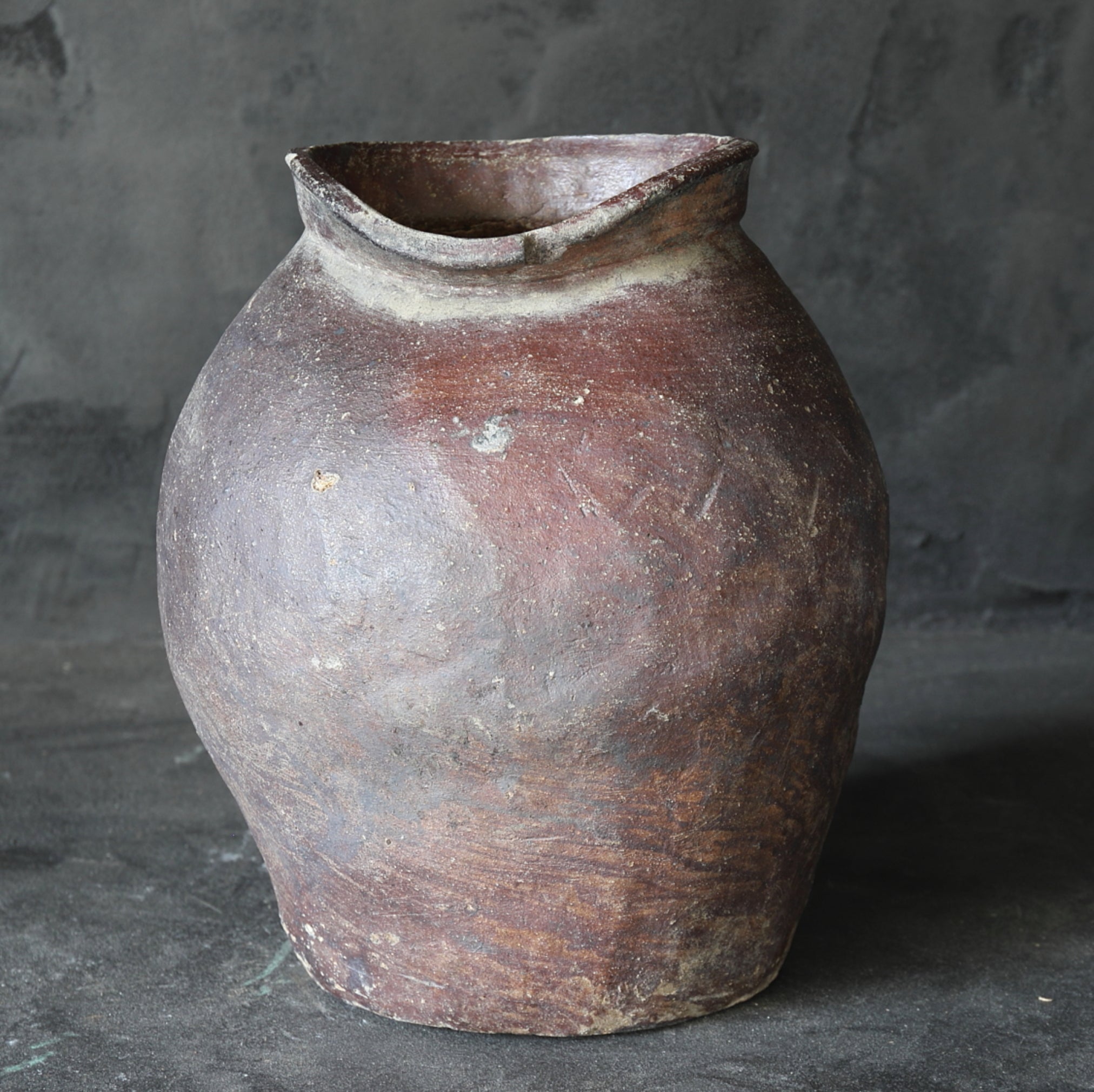 MISSHAPEN JAR, Ko-Tokoname, Muromachi Period(1336–1573CE)