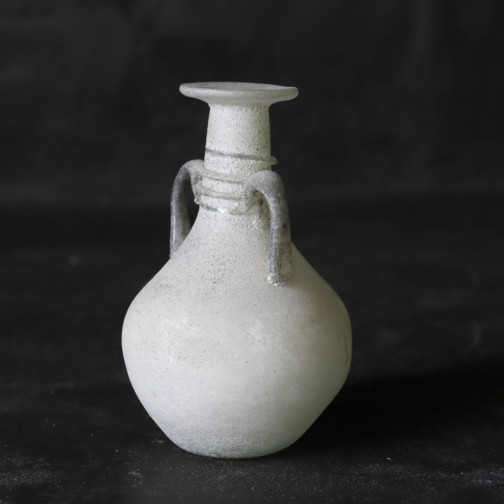 羅馬玻璃雙耳小瓶(先史, 西元3世紀以前)