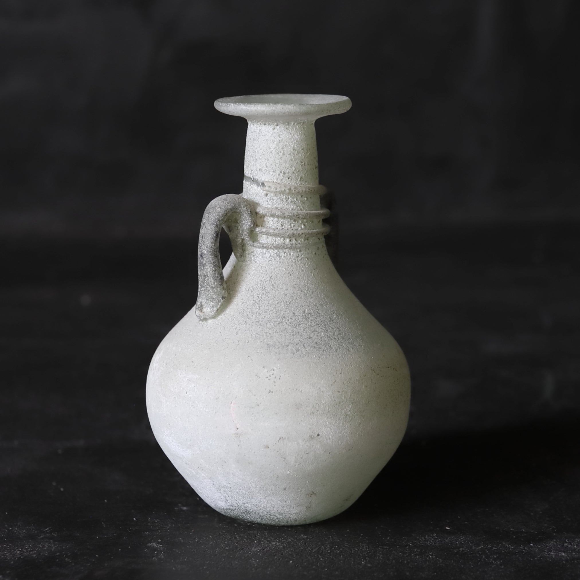 羅馬玻璃雙耳小瓶(先史, 西元3世紀以前)