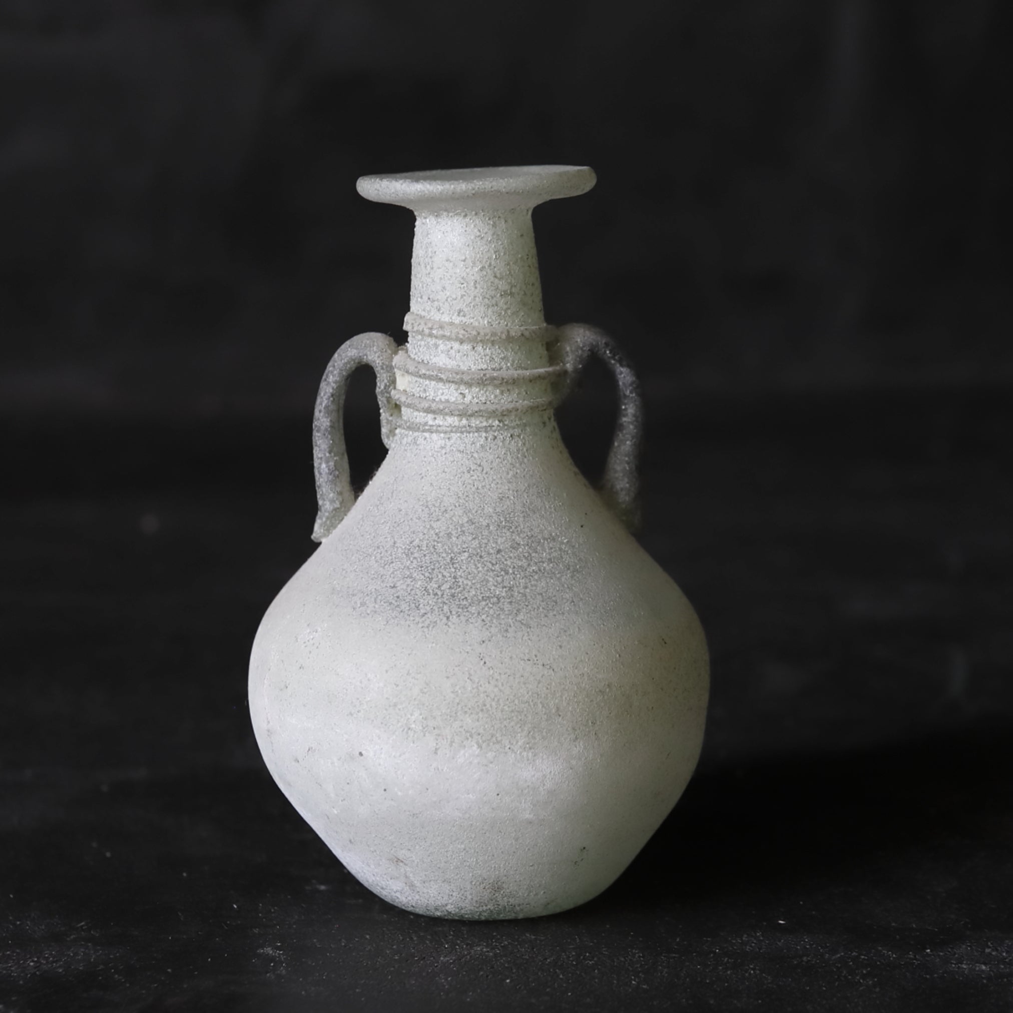 羅馬玻璃雙耳小瓶(先史, 西元3世紀以前)