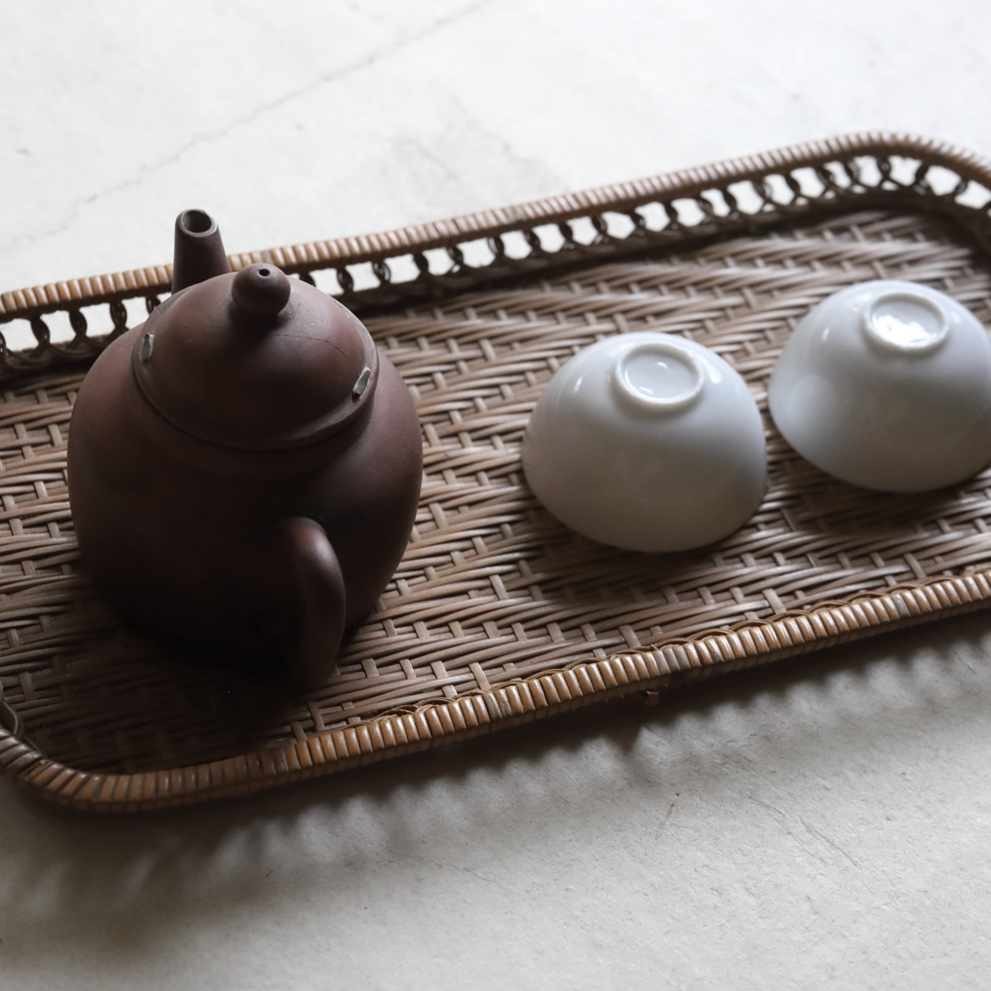 BANDEJA DE TÉ, Trenzado ajiro, a, Moderno(Siglos XIX–XX)