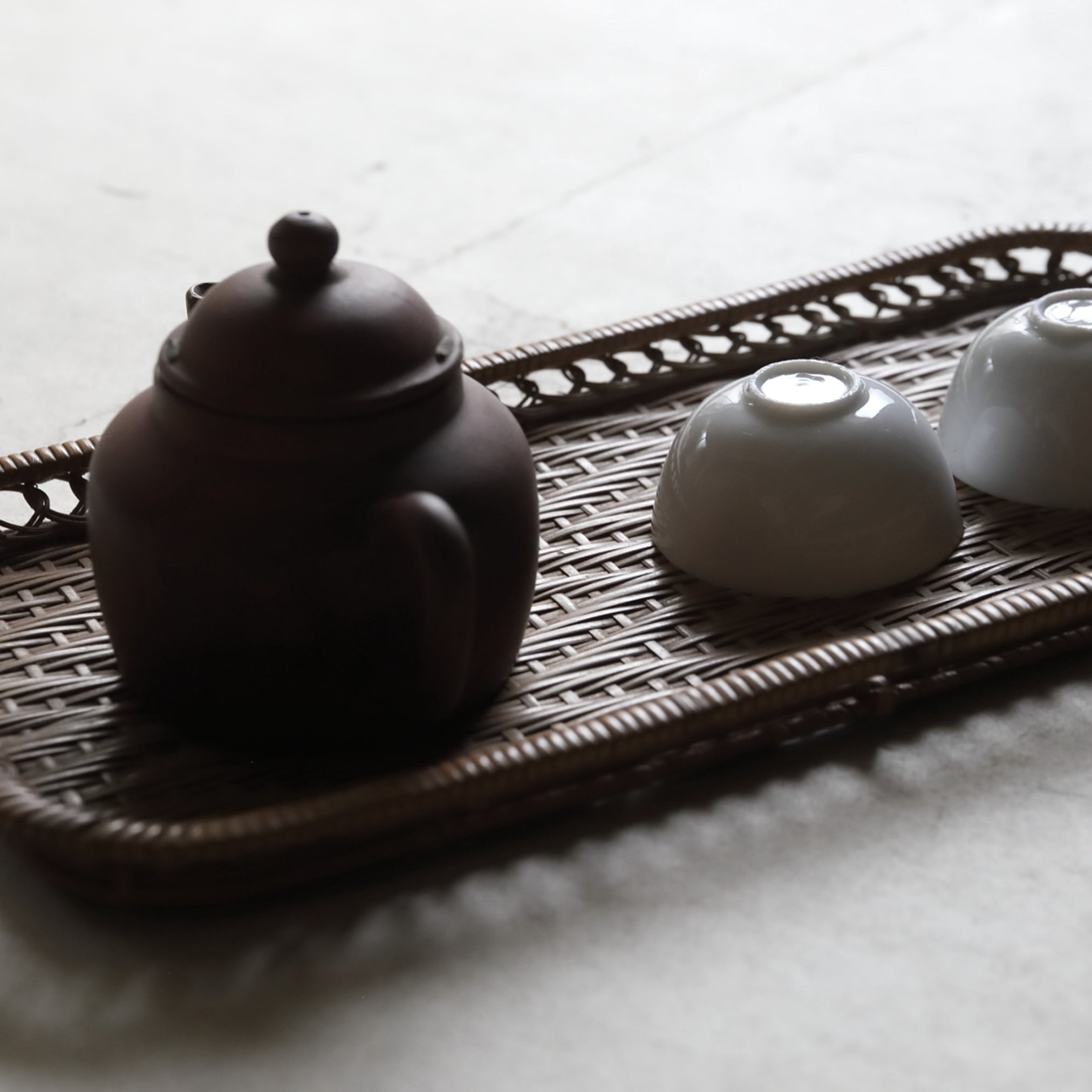 BANDEJA DE TÉ, Trenzado ajiro, a, Moderno(Siglos XIX–XX)