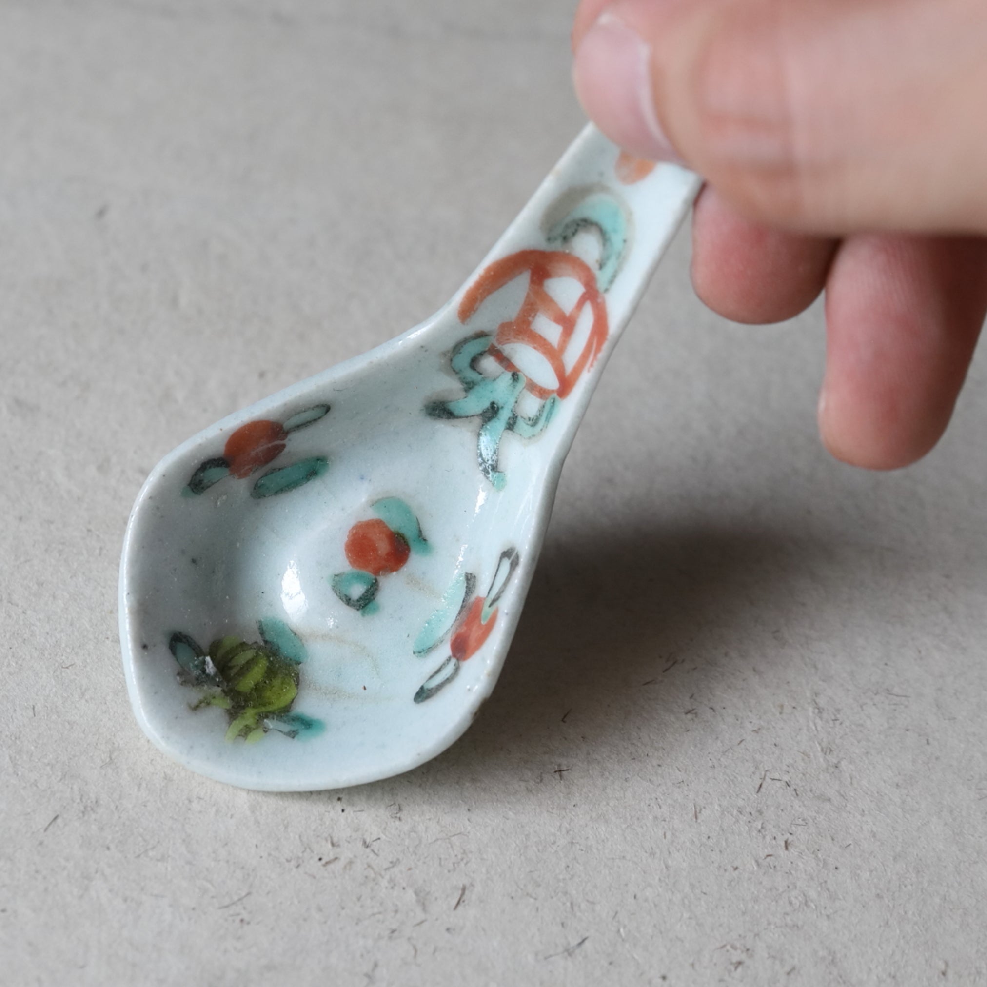 CHINESISCHER SUPPENLÖFFEL, a3, Qing-Dynastie(1616–1911 n. Chr.)