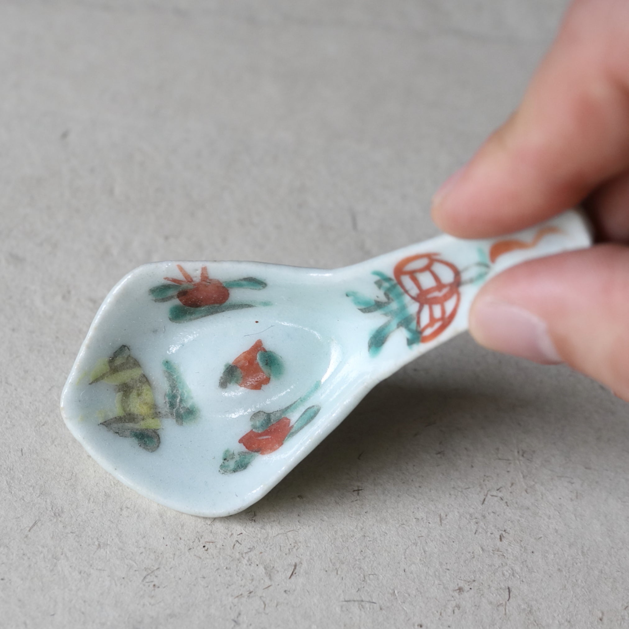 CHINESISCHER SUPPENLÖFFEL, a4, Qing-Dynastie(1616–1911 n. Chr.)
