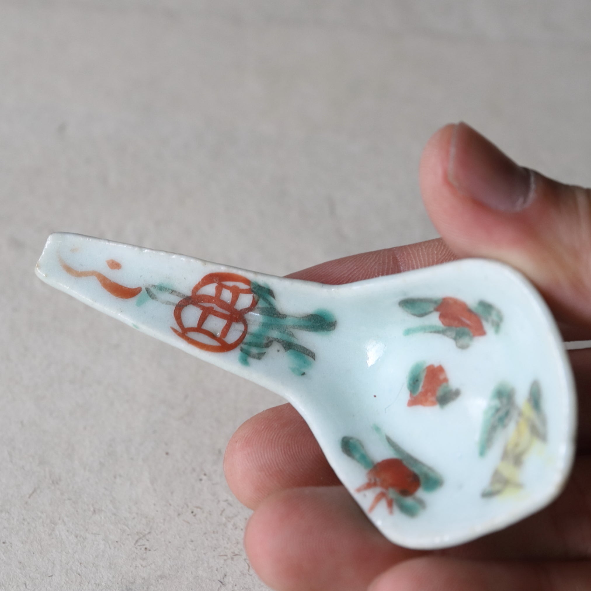 CHINESISCHER SUPPENLÖFFEL, a4, Qing-Dynastie(1616–1911 n. Chr.)