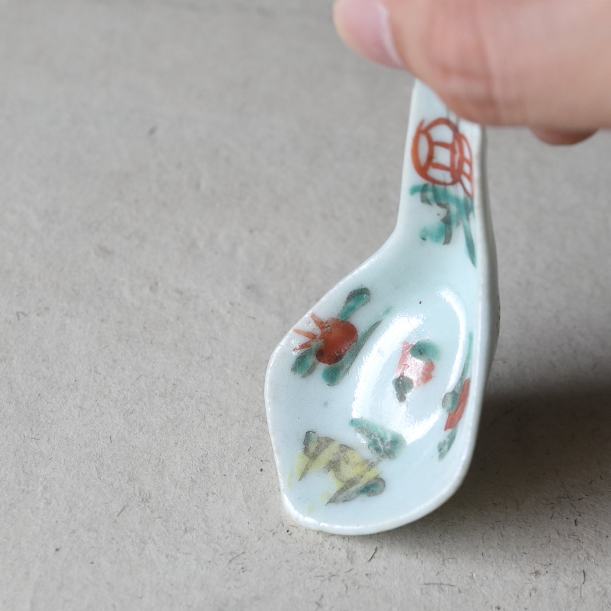 CHINESISCHER SUPPENLÖFFEL, a4, Qing-Dynastie(1616–1911 n. Chr.)