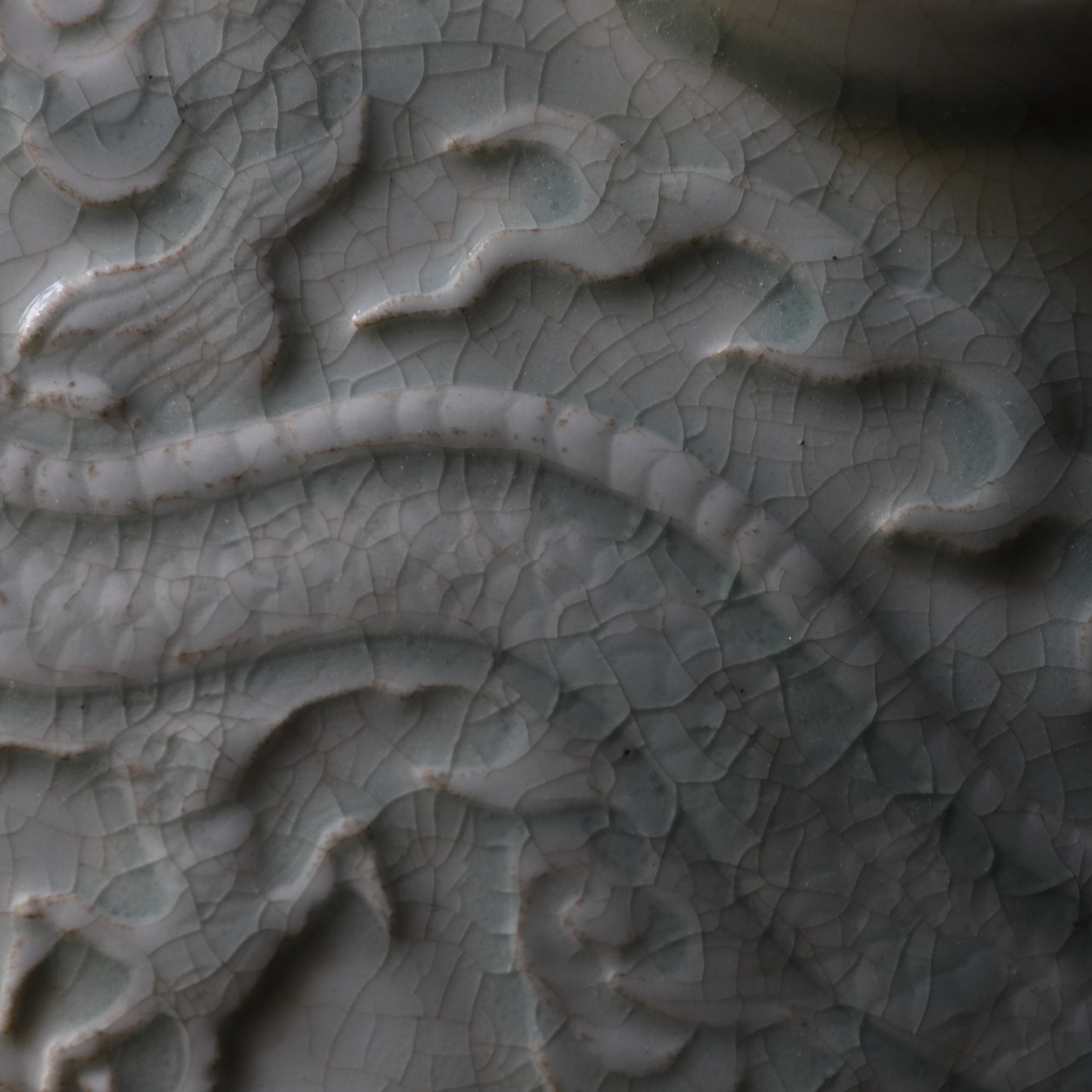 GROSSER FLACHKRUG, Qingbai mit henkeln, Ming–Qing-Dynastie(1368–1911 n. Chr.)