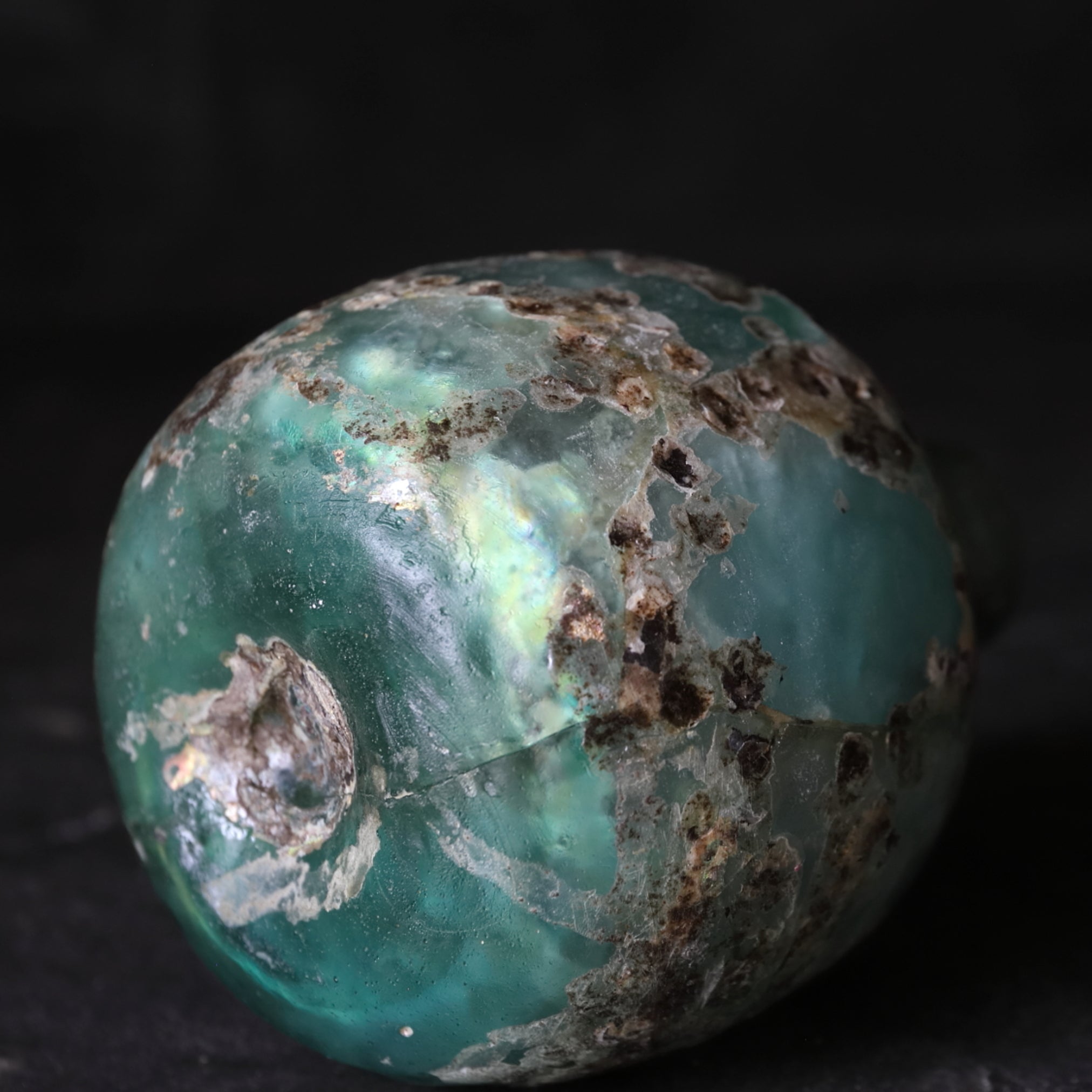 BOTELLA IRIDISCENTE DOBLE, Vidrio romano, Prehistoria(Antes del siglo III)