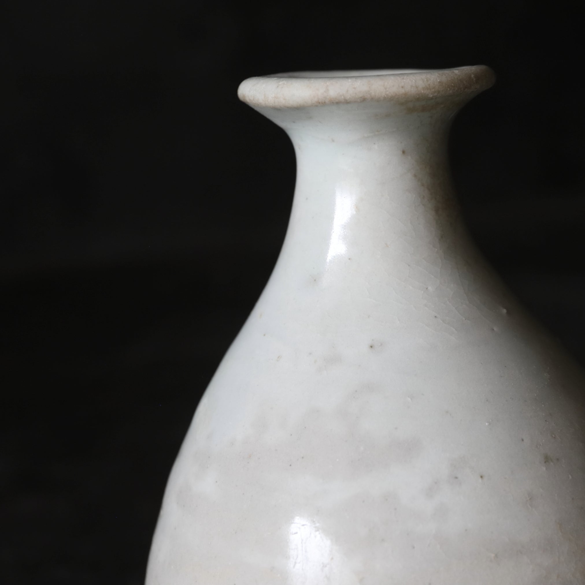 FLASCHE, Weißporzellan, Joseon-Dynastie(1392–1897 n. Chr.)
