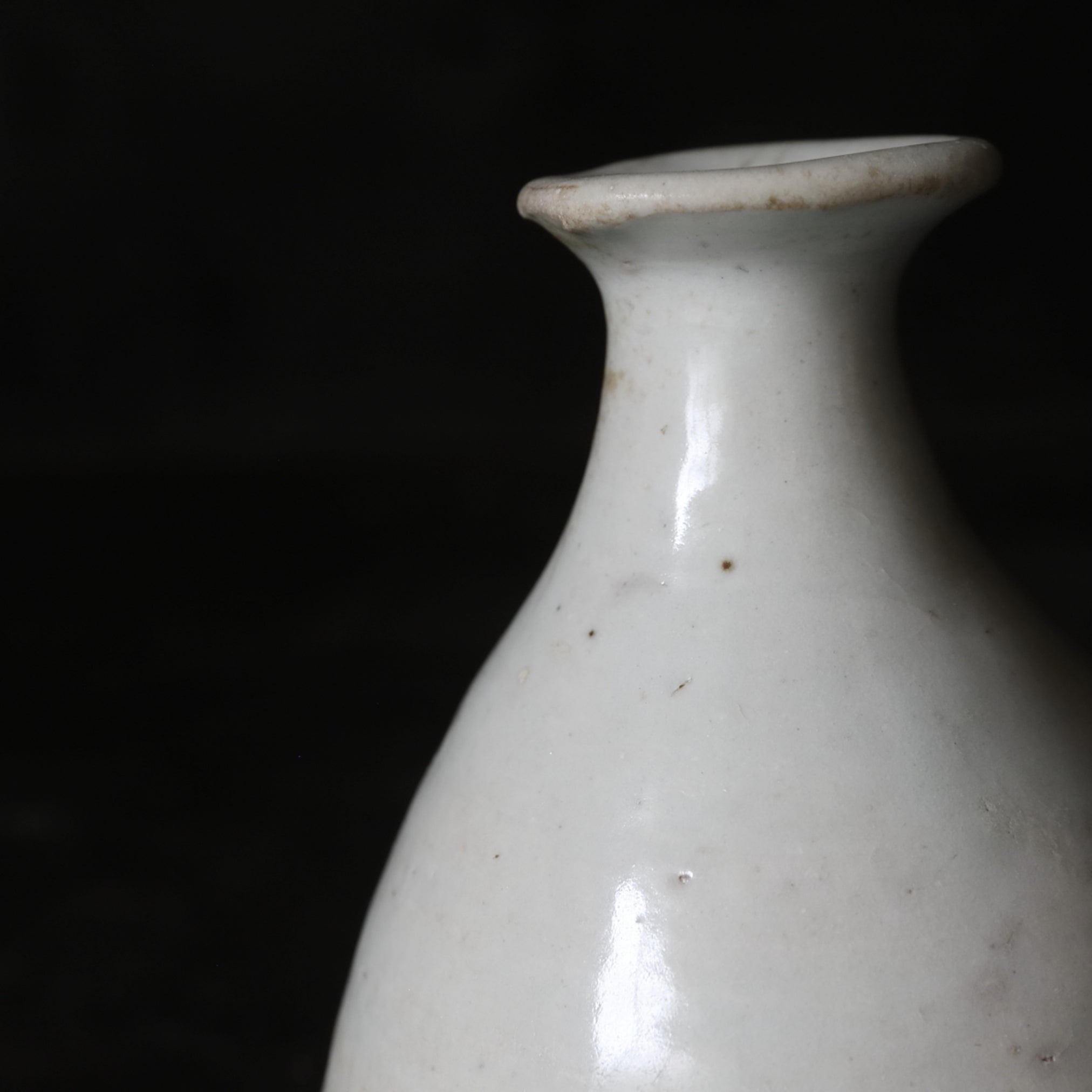 FLASCHE, Weißporzellan, Joseon-Dynastie(1392–1897 n. Chr.)