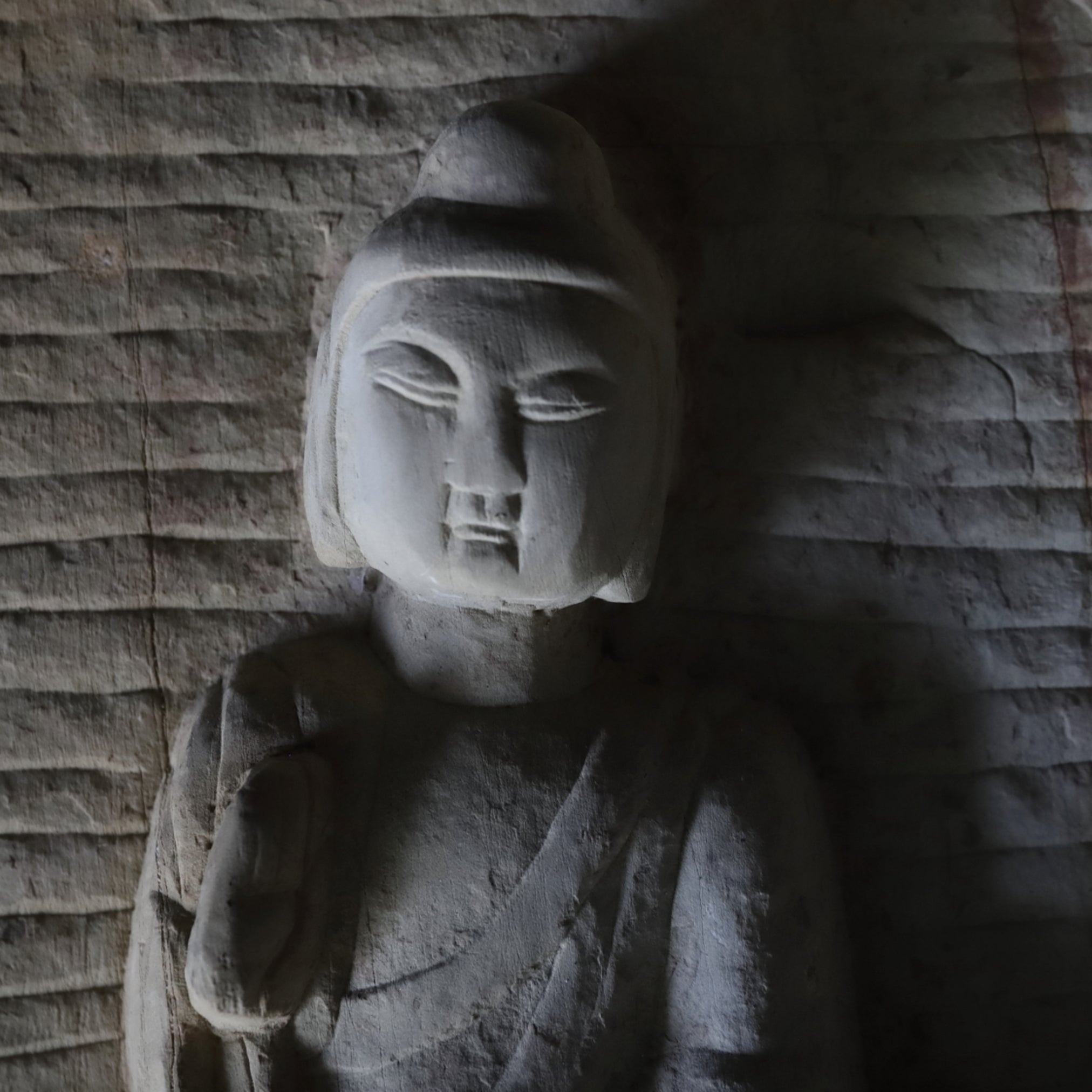 CAVE BUDDHA STATUE, Northern Wei Dynasty, Ancient(3rd–12th centuries)