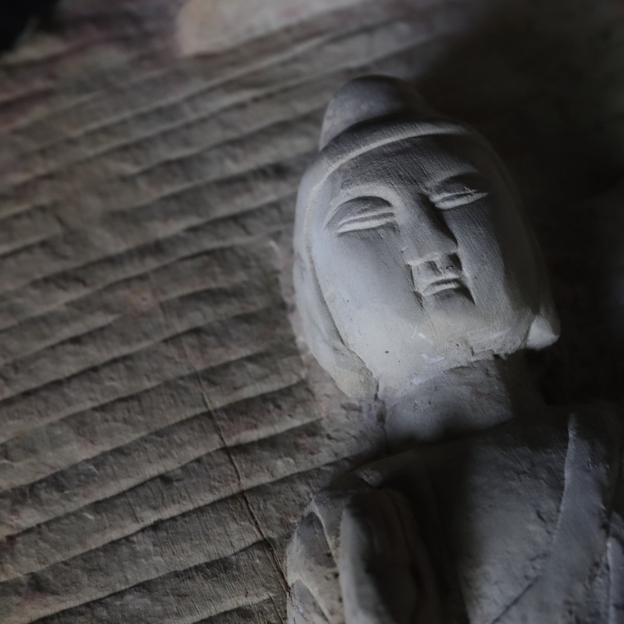 CAVE BUDDHA STATUE, Northern Wei Dynasty, Ancient(3rd–12th centuries)