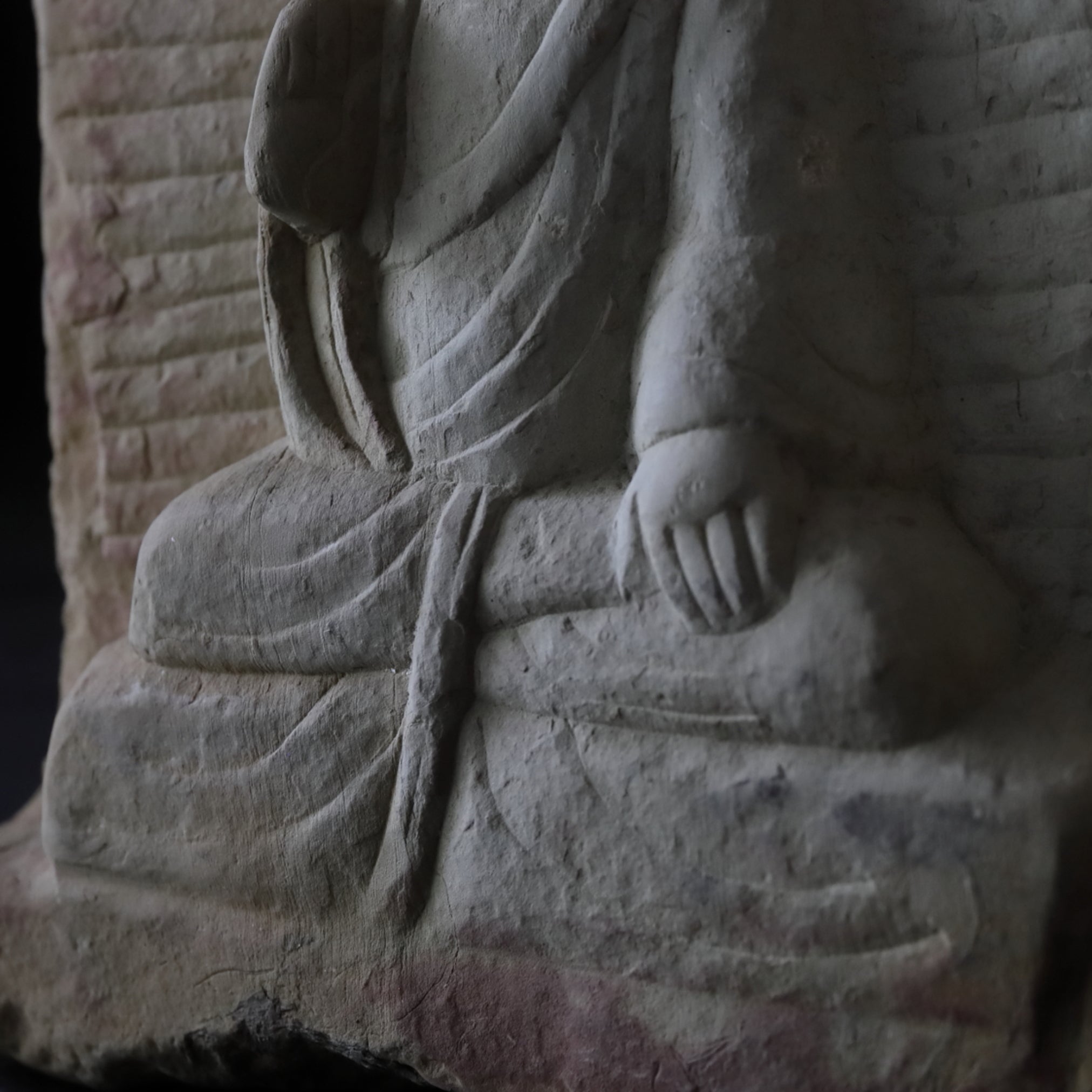 CAVE BUDDHA STATUE, Northern Wei Dynasty, Ancient(3rd–12th centuries)