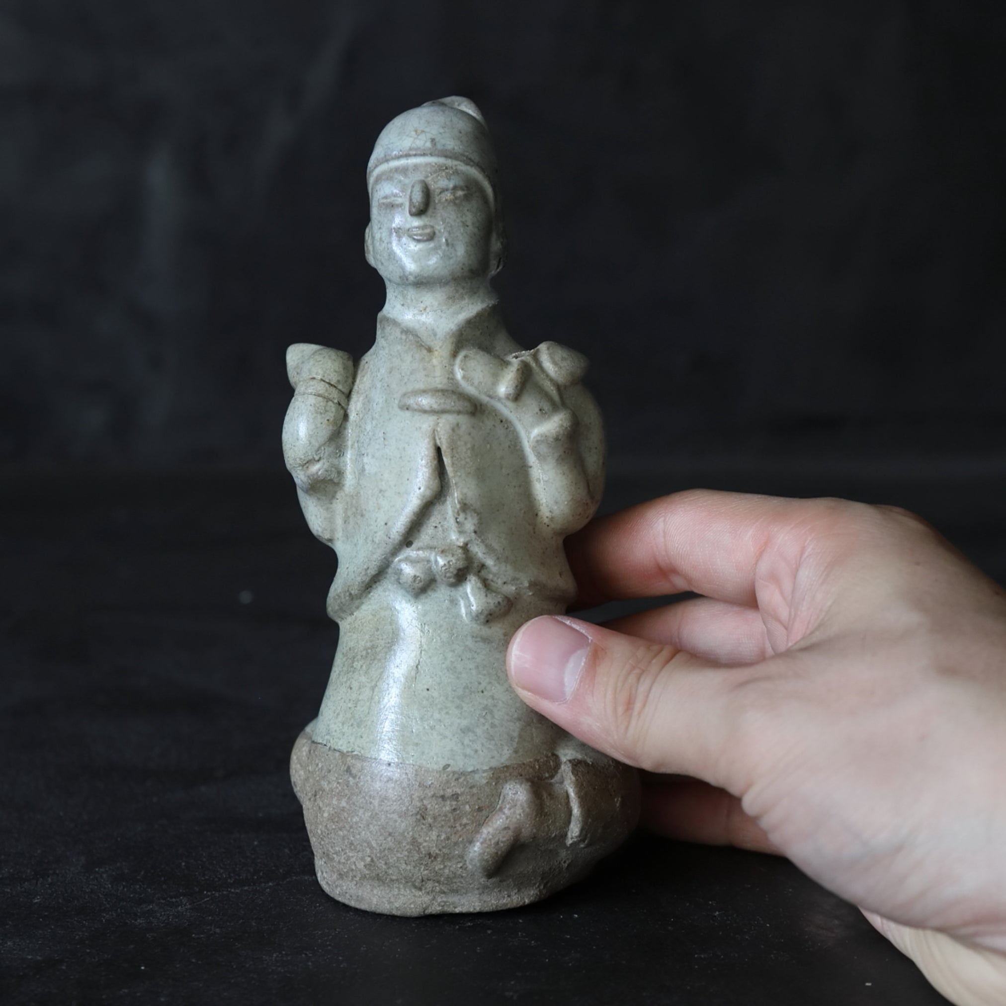 HUMAN FIGURE, Sawankhalok Ware, Middle Ages(12th–16th centuries)