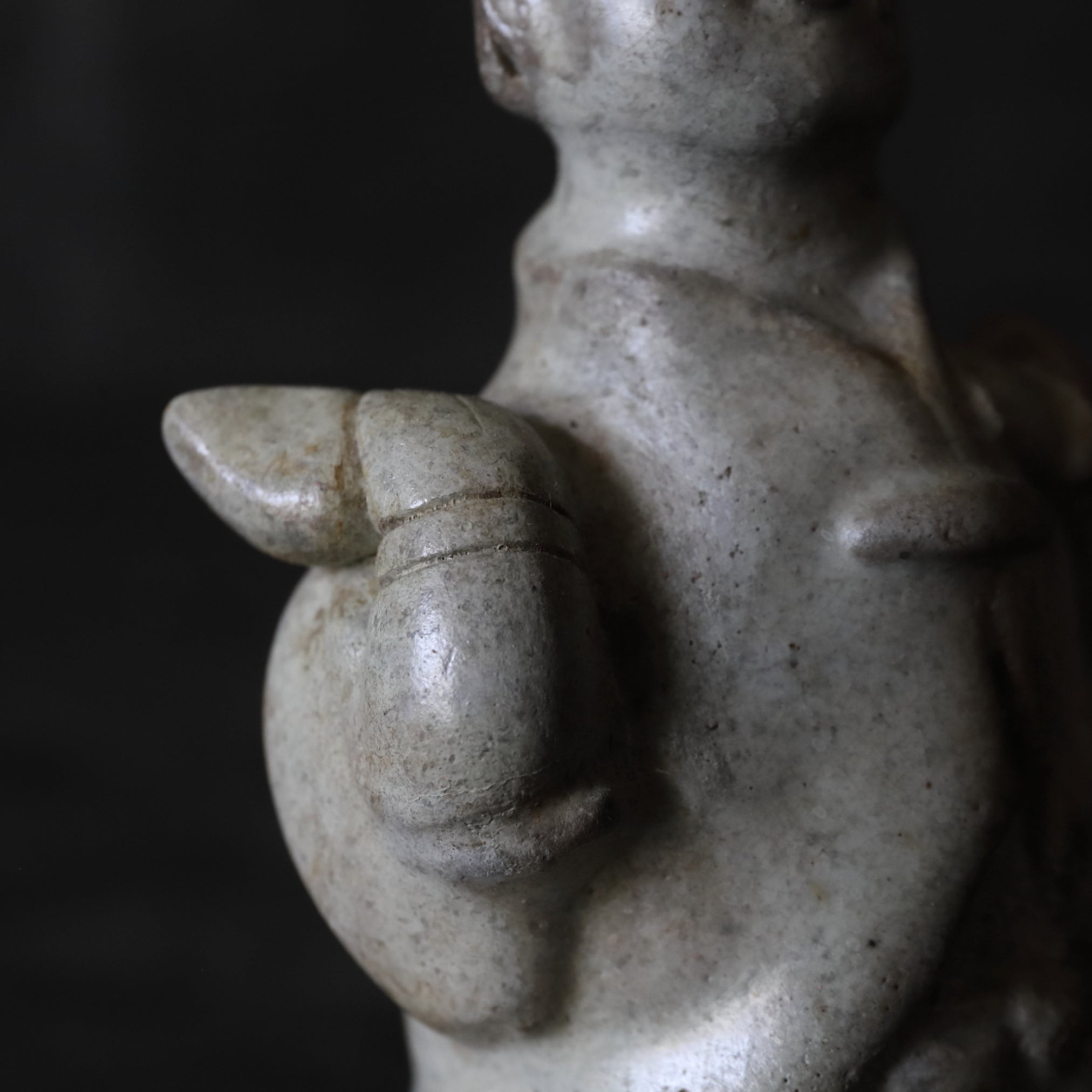 HUMAN FIGURE, Sawankhalok Ware, Middle Ages(12th–16th centuries)