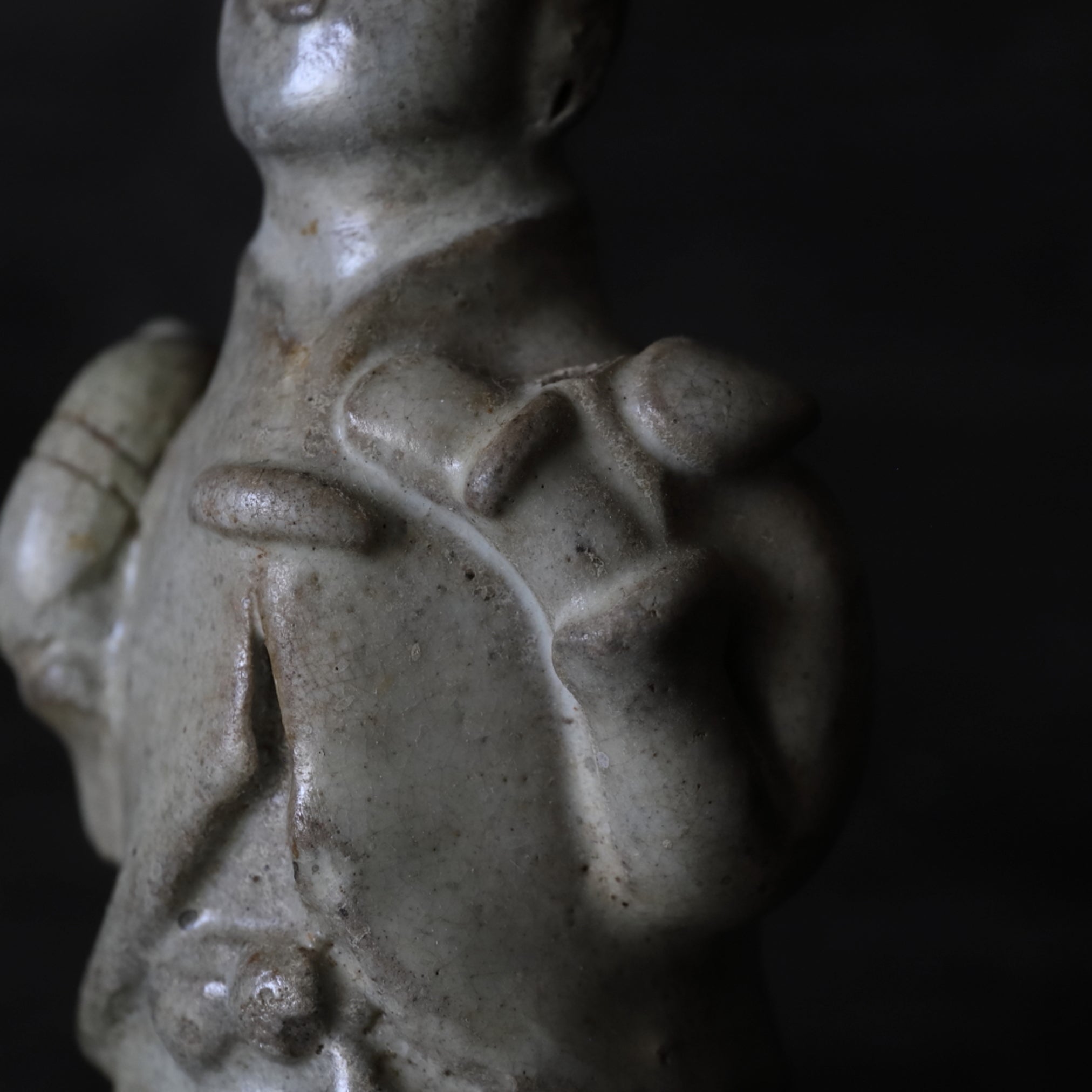HUMAN FIGURE, Sawankhalok Ware, Middle Ages(12th–16th centuries)