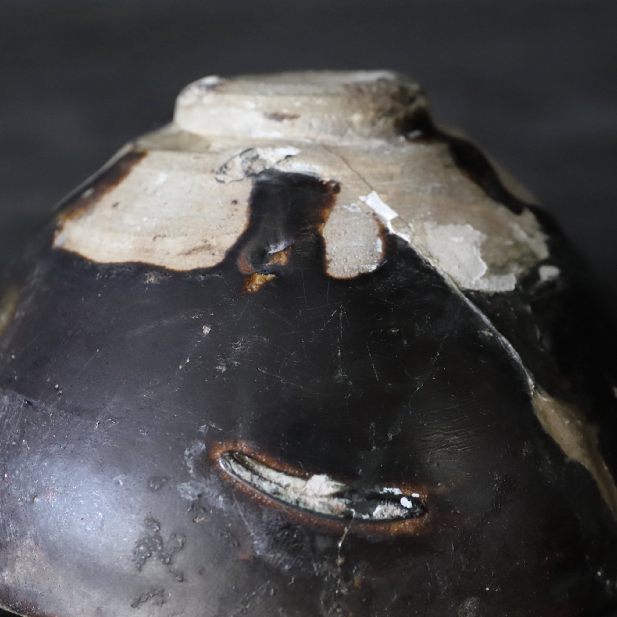 TEA BOWL, Ko-Mino, iron-glazed, Muromachi Period(1336–1573CE)