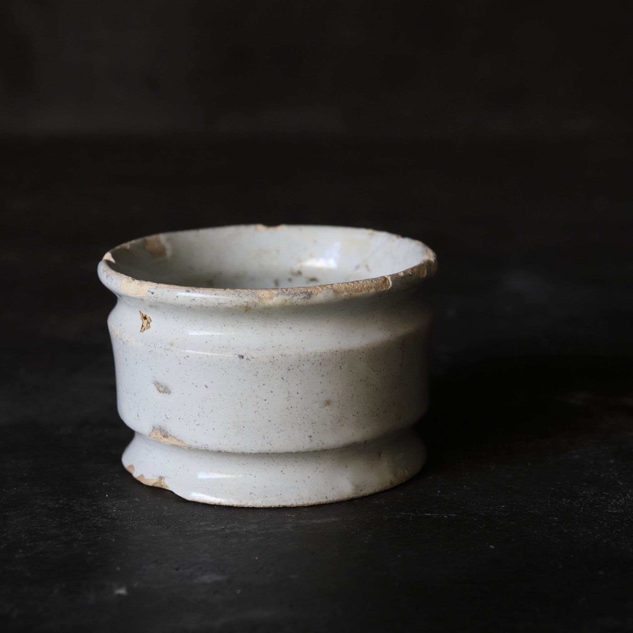 VASO PICCOLO, Ceramica di Delft, smaltato bianco, 3, Antichità olandese, Età moderna iniziale(XVI–XIX secolo)